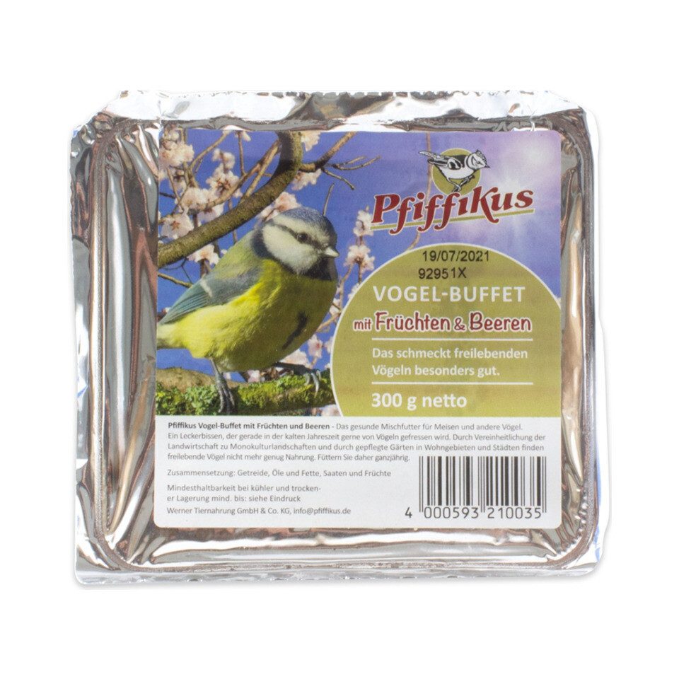 Pfiffikus Vogelbuffet Früchte & Beeren 300 g, für: Vogel
