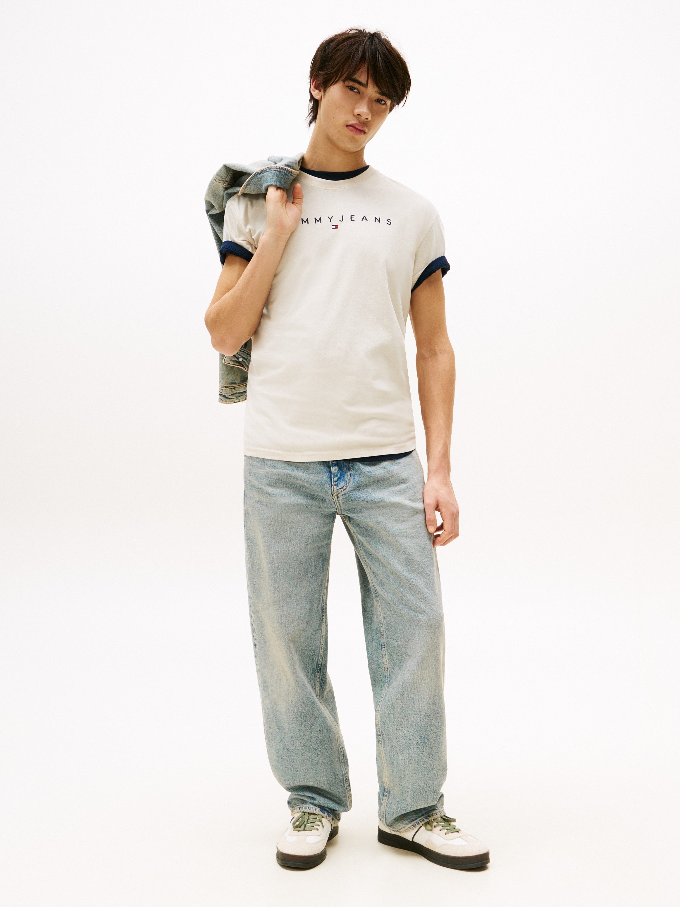 Tommy Jeans T-Shirt TJM REG LINEAR LOGO TEE EXT günstig online kaufen