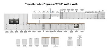 Küchen-Preisbombe Unterschrank Schrankauszug 30 cm Stilo Weiß Küchenzeile Küchenblock Küche Landhaus