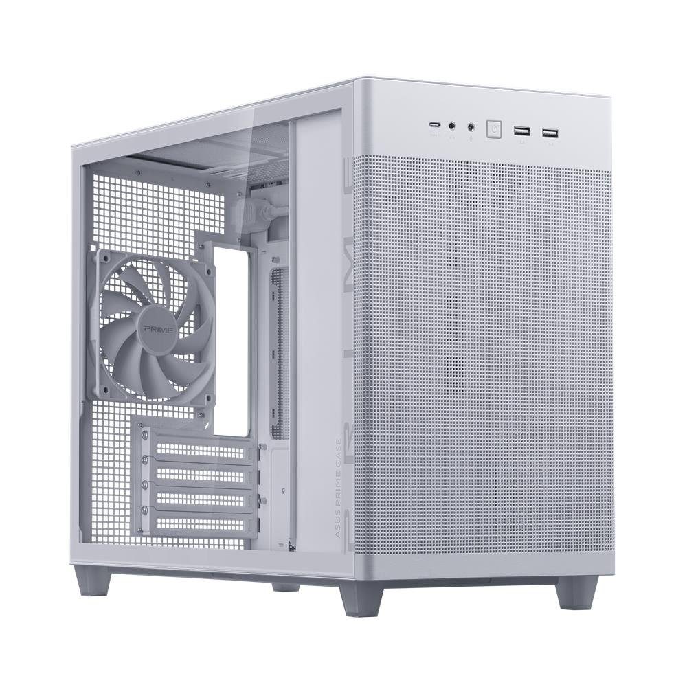 PC-Gehäuse Prime AP201 Tempered Glass MicroATX Gehäuse Weiß