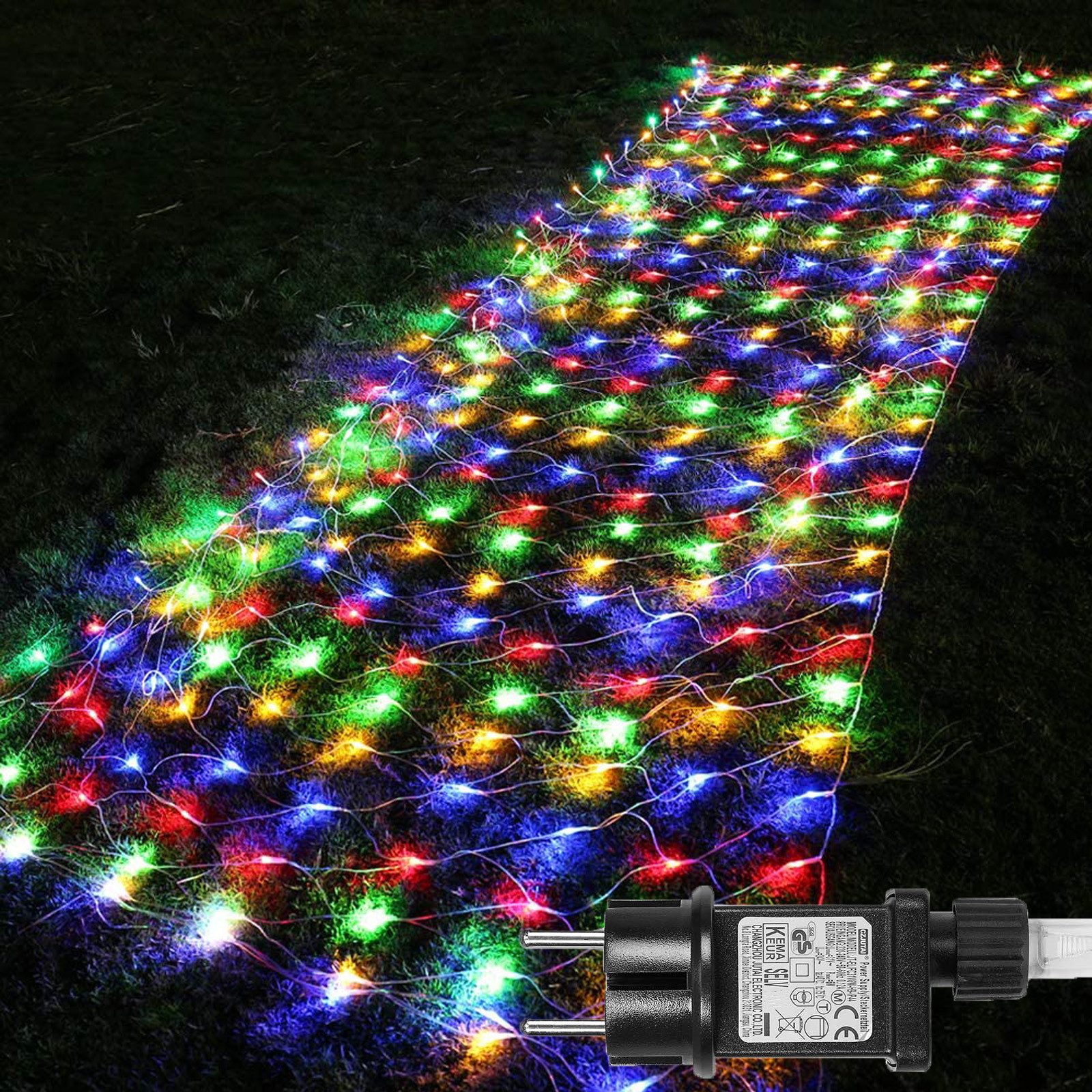 MUPOO LED-Lichternetz 96/144/200/660 LED Lichterketten Weihnachten Lichternetz