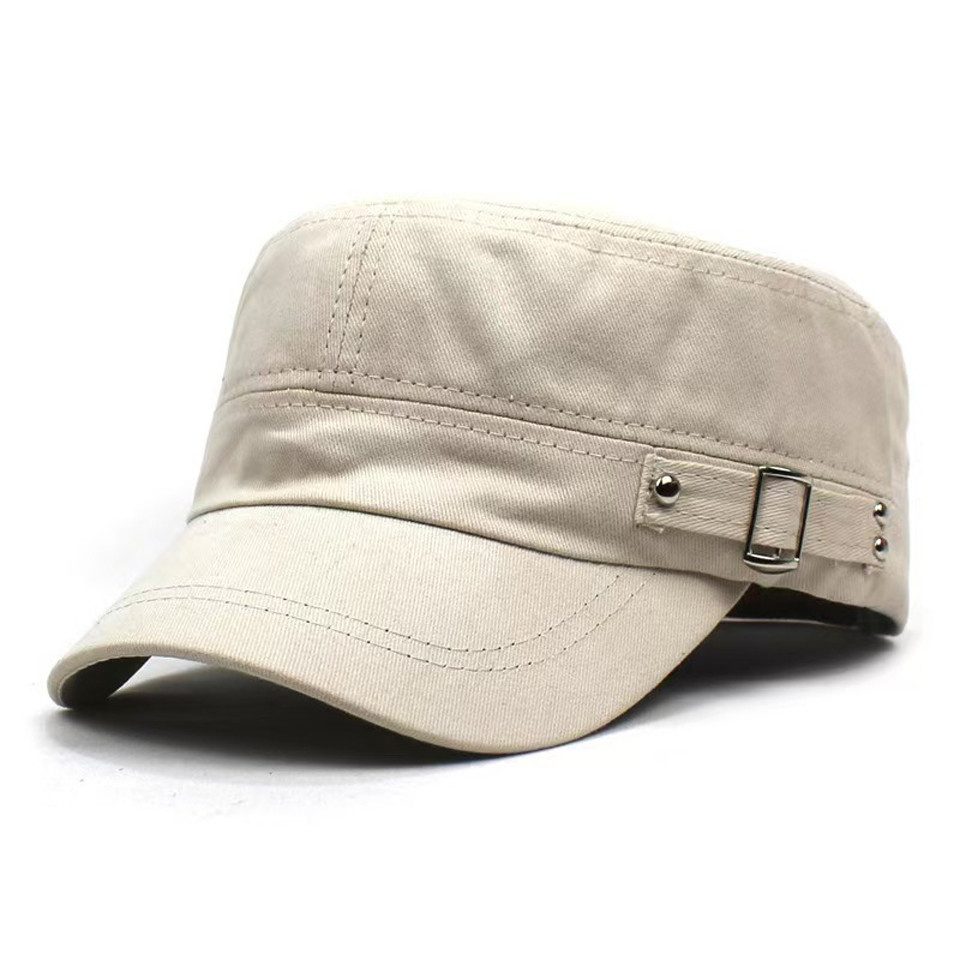 Zaewry Baseball Cap Vintage Military Army Flat Cap Verstellbare Baseballmütze Kappe