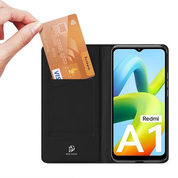 Dux Ducis Handyhülle Buch Tasche für Xiaomi Redmi A1 Hülle Brieftasche Schutzhülle schwarz
