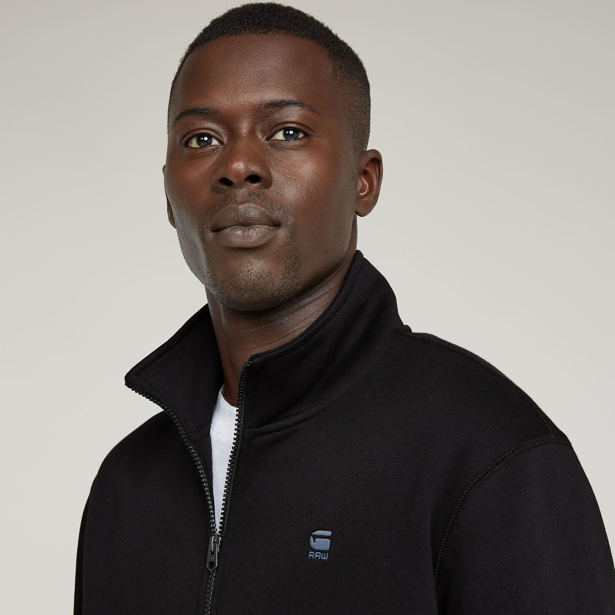 G-STAR Sweatshirt Premium Core Half Zip mit Stehkragen