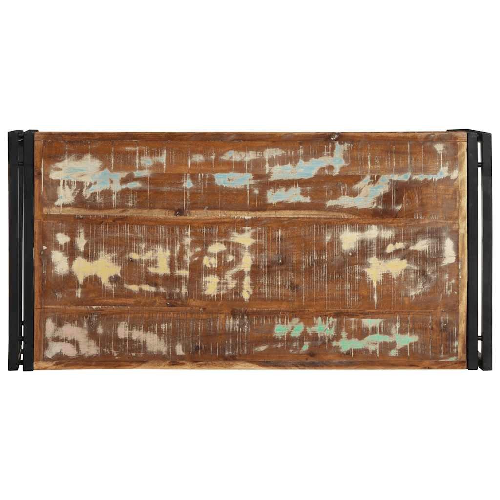 vidaXL Couchtisch Couchtisch Mehrfarbig 100x50x35 cm Altholz Massivholz (1-St)