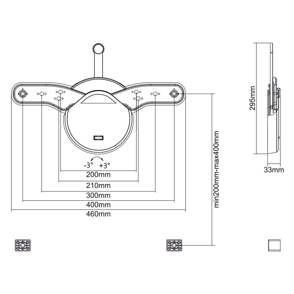 HL26L entwickelt Packung, / für für (bis 55 wall LCD my speziell 1-teilig, OLED TV TV) Zoll, TV-Wandhalterung, LED Wandhalter