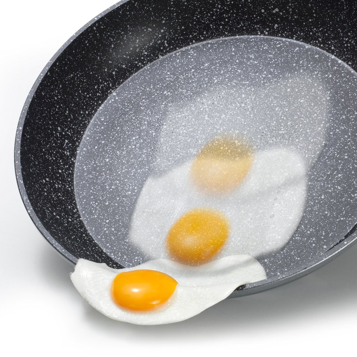 STONELINE Crêpepfanne Crêpes-Pfanne 25 cm, mit Teigverteiler, induktionsgeeignet, Aluminiumguss (1-tlg), mit echten Steinpartikeln, induktionsgeeignet, Designed – Bild 5 von 5