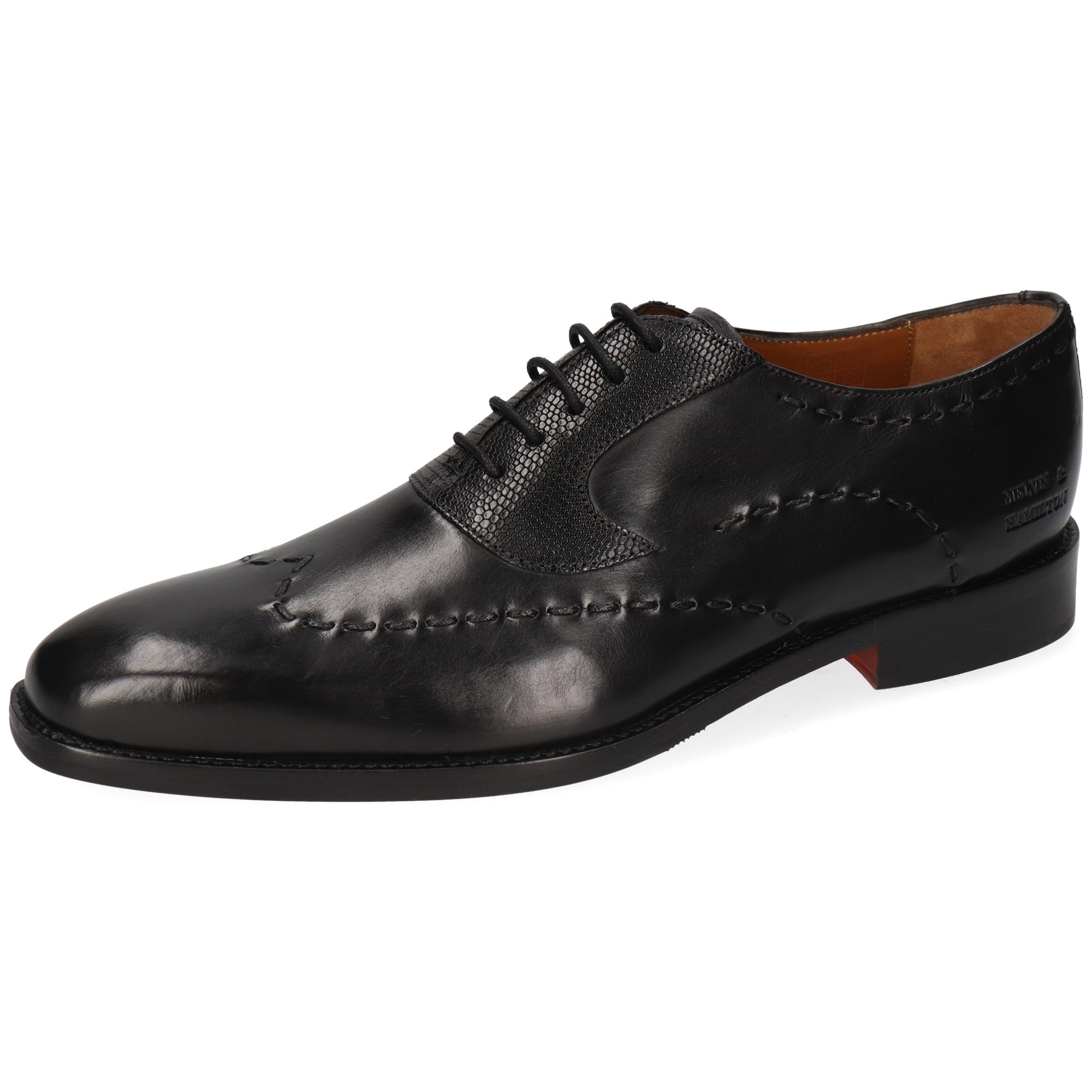 Melvin & Hamilton Lawrence 2 Leder-Oxford Schuhe für Herren Schnürschuh Fla günstig online kaufen