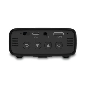 Philips PicoPix Micro+ Beamer Projektor Mini-HDMI USB 854 x 480 Pxl Portabler Projektor (600:1, 854 x 480 px, geringer Stromverbrauch, klein und kompakt, hohe Auflösung, bis zu 70)