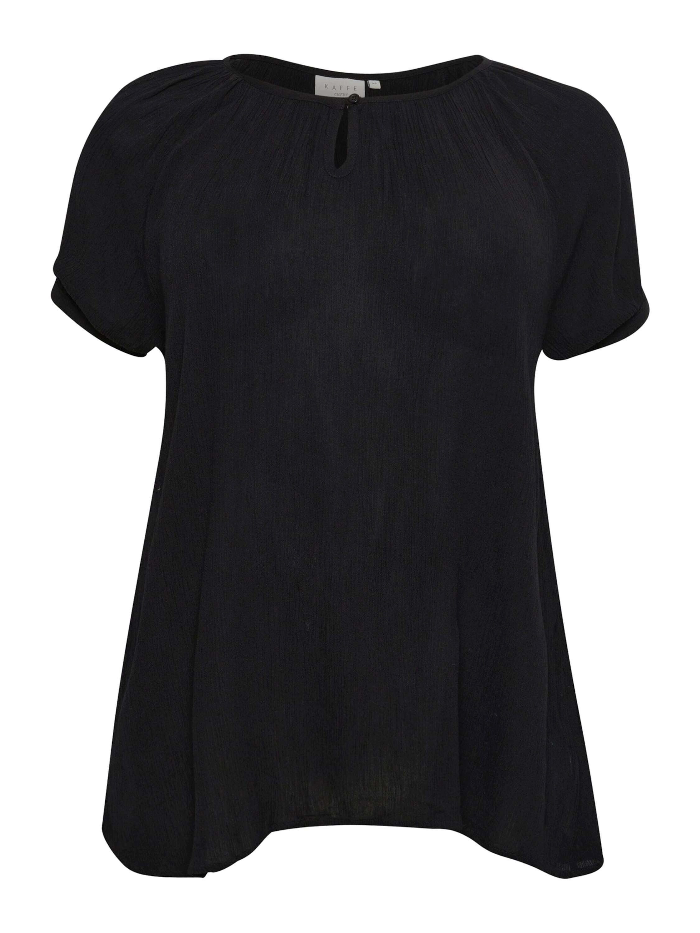 KAFFE Curve Kurzarmbluse Ami (1-tlg) Plain/ohne günstig online kaufen