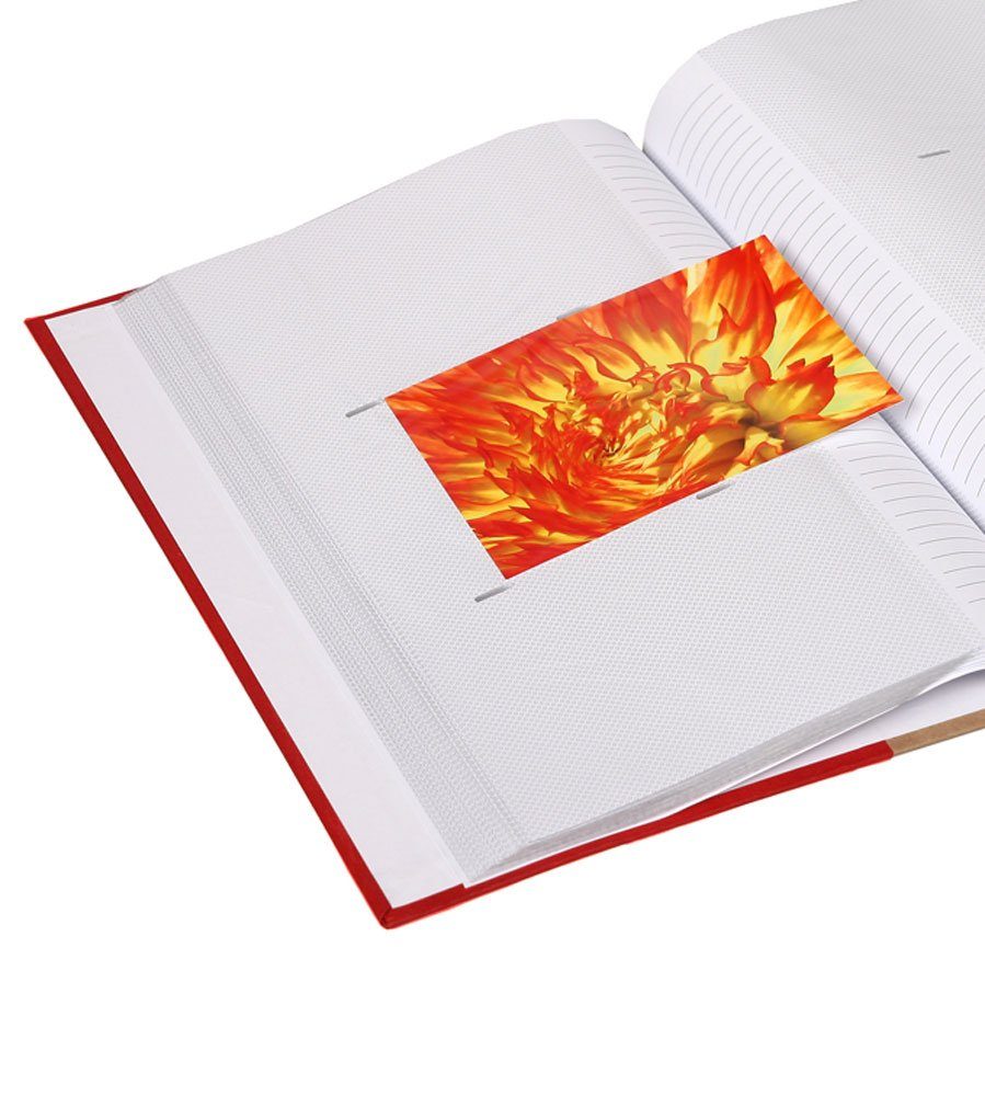 F 10x15 mit Fotoalbum Chapter IDEAL in Album TREND cm Einsteckalbum Foto für Ideal 300 Fotos Rot