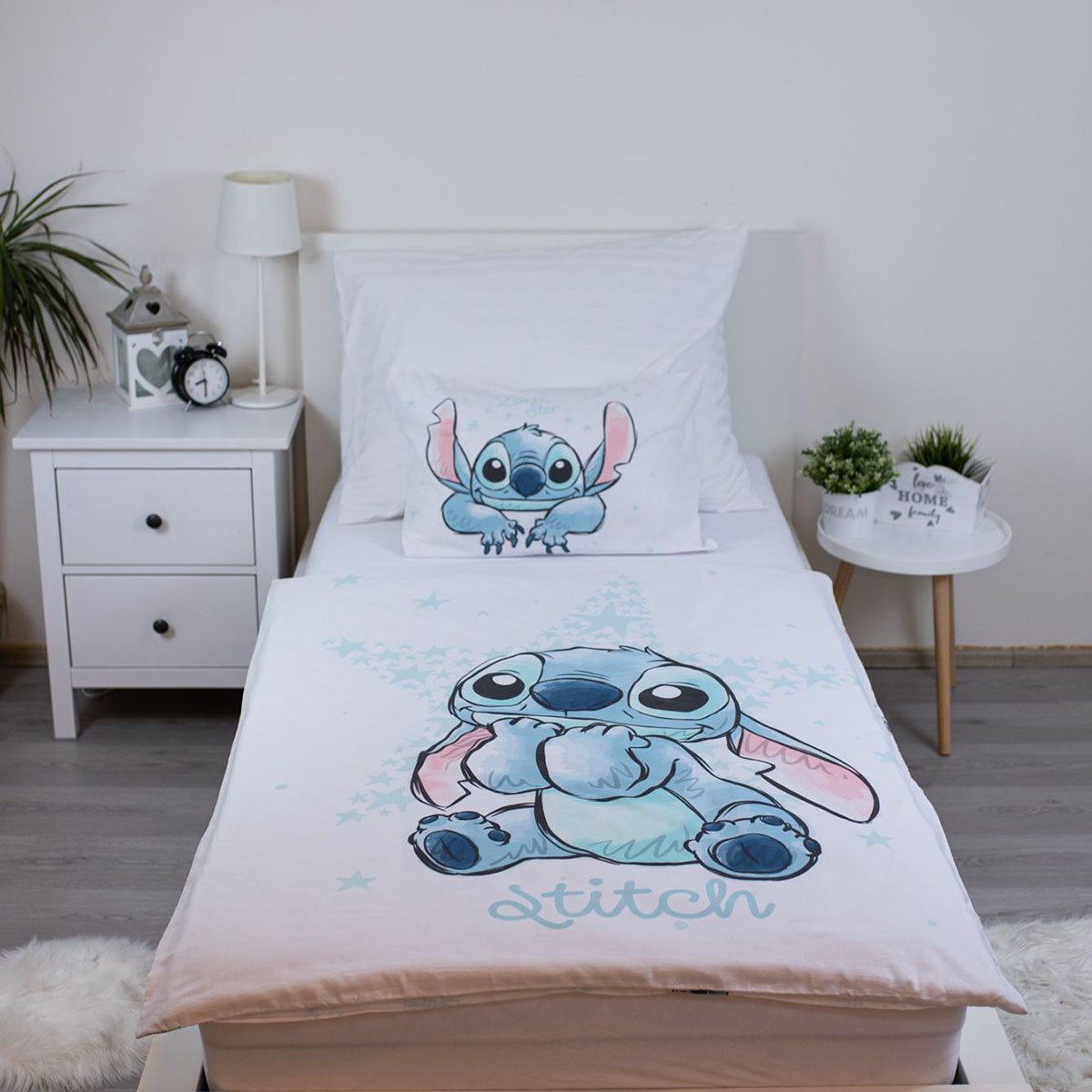 Jerry Fabrics Kinderbettwäsche Disney Lilo und Stitch Alien Hawaii Babybett günstig online kaufen