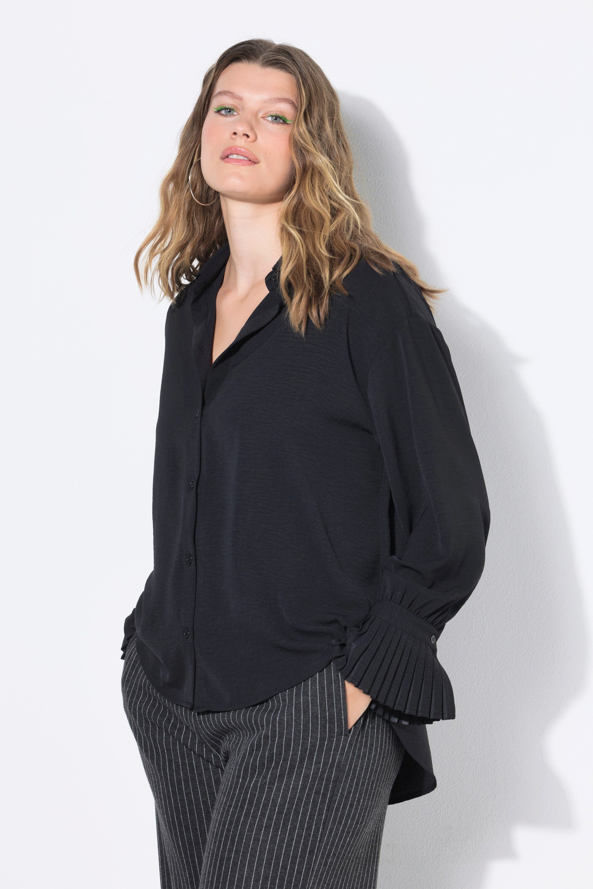 Studio Untold Hemdbluse Hemdbluse oversized Krepp günstig online kaufen