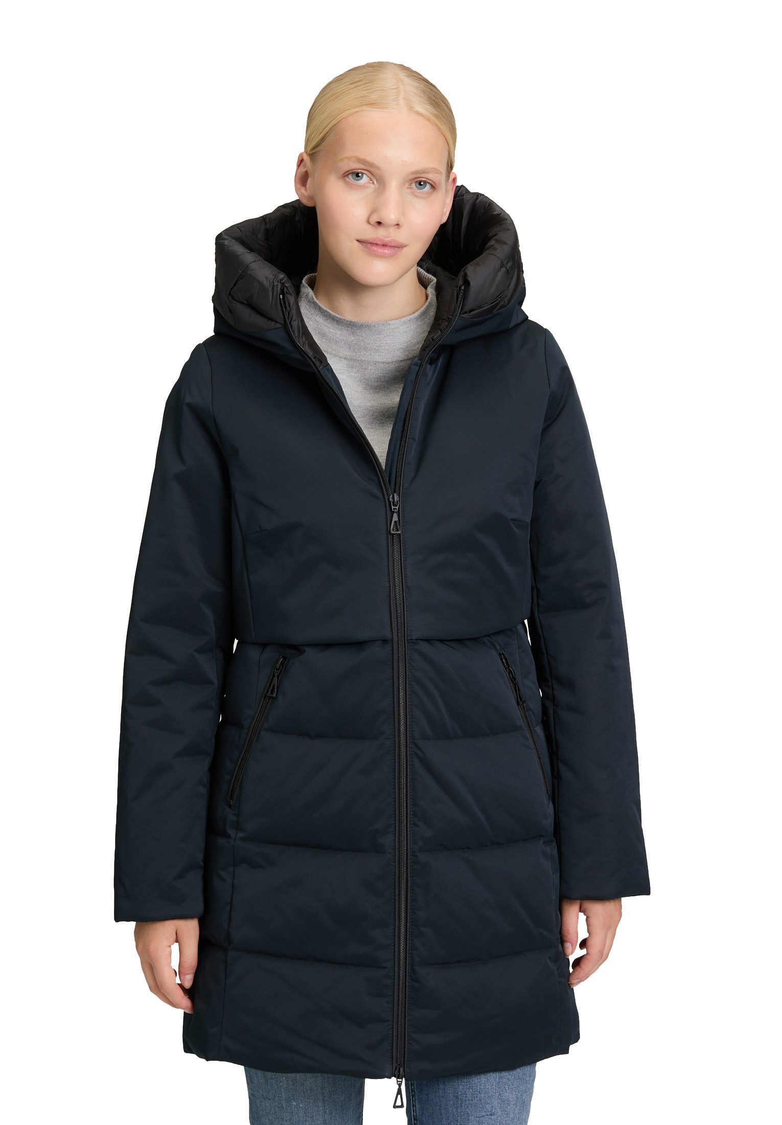 Amber & June Winterjacke Damen Wintermantel mit Kapuze günstig online kaufen