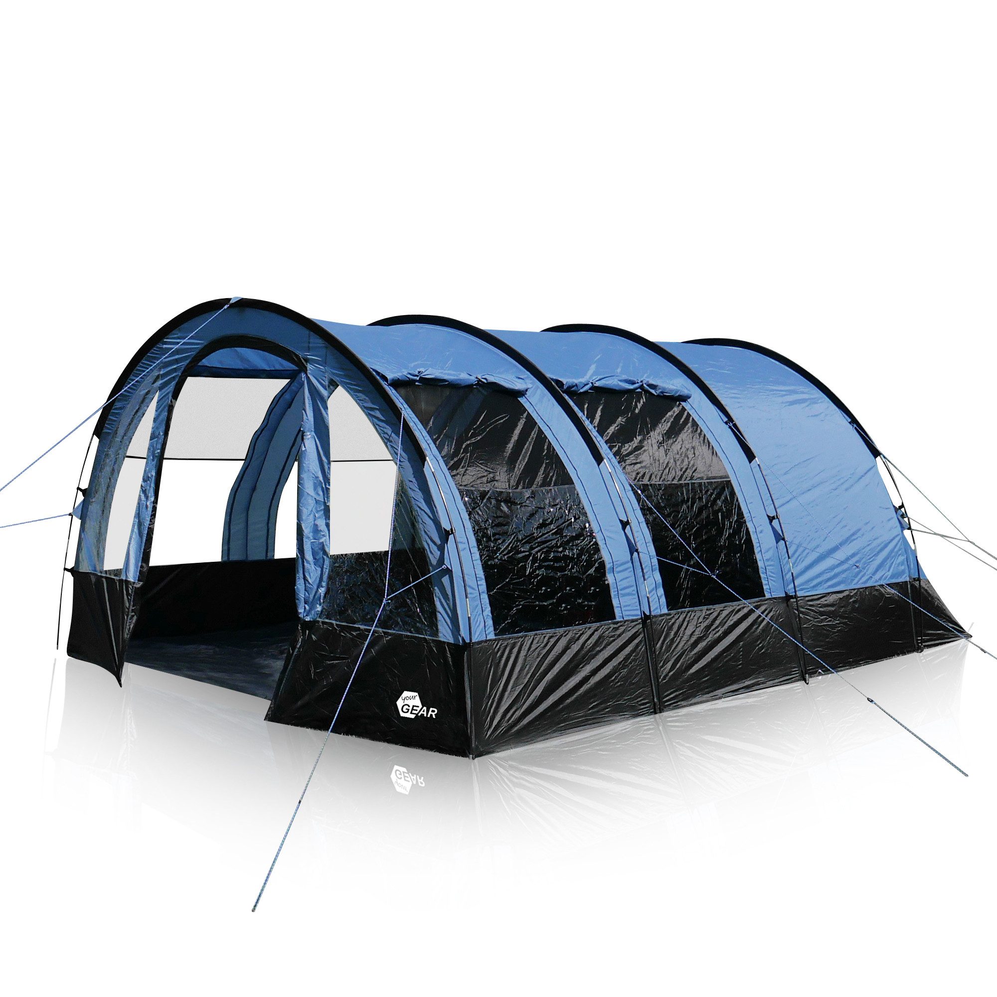 yourGEAR Tunnelzelt your GEAR Zelt Mistral - 6 Personen Tunnelzelt UV 50+, 3000 mm, Personen: 6