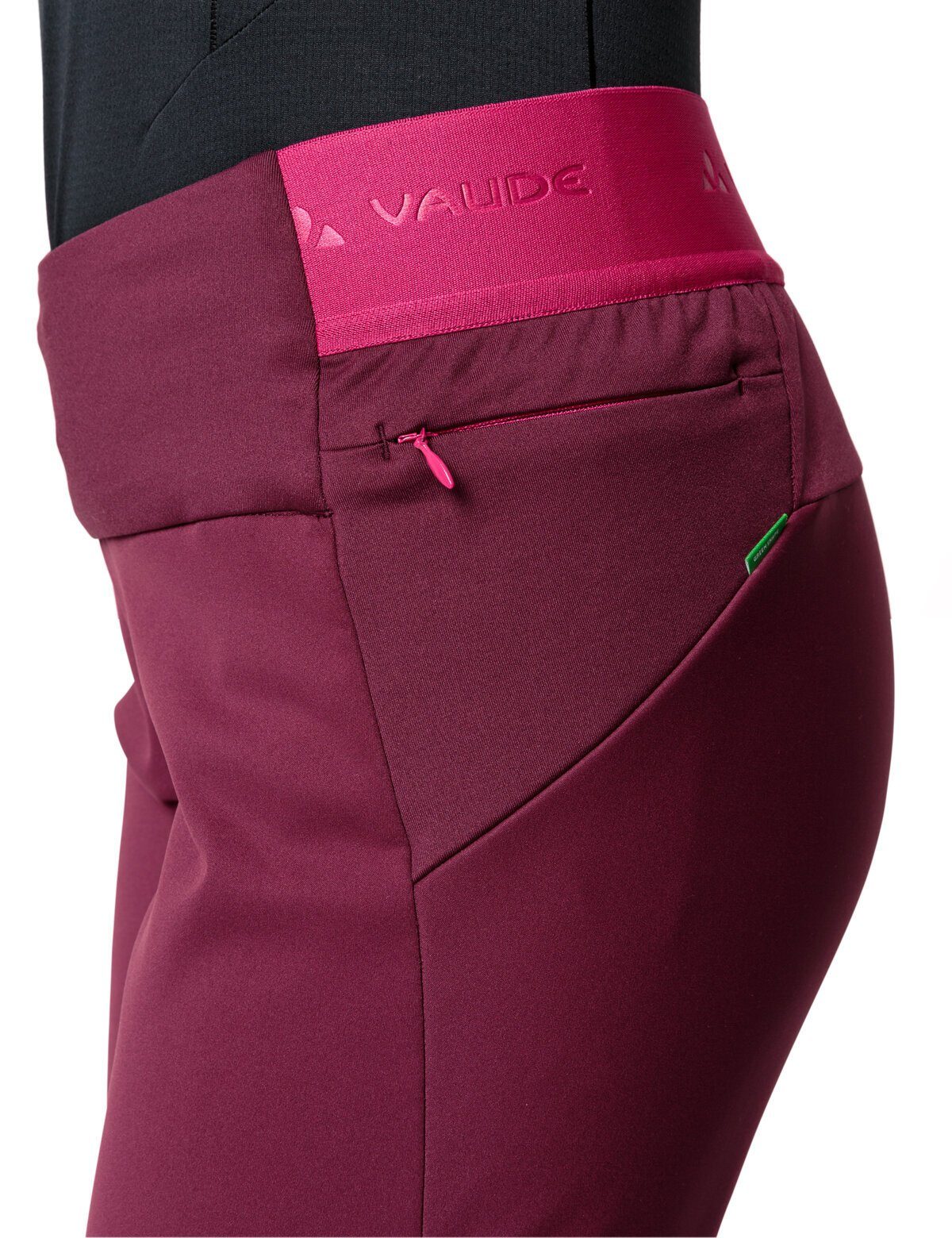 (1-tlg) Knopf Funktionshose Pants Women's cassis Core Grüner VAUDE Larice