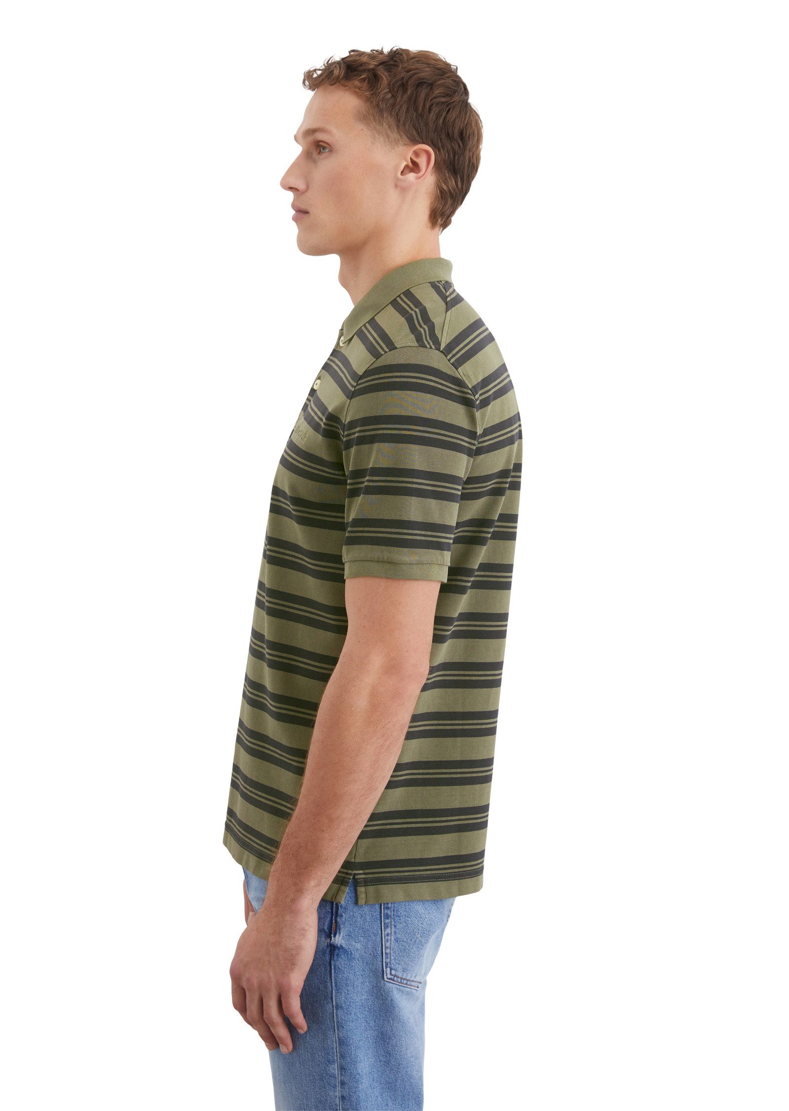 Marc O'Polo Poloshirt aus Bio-Baumwoll-Piqué günstig online kaufen