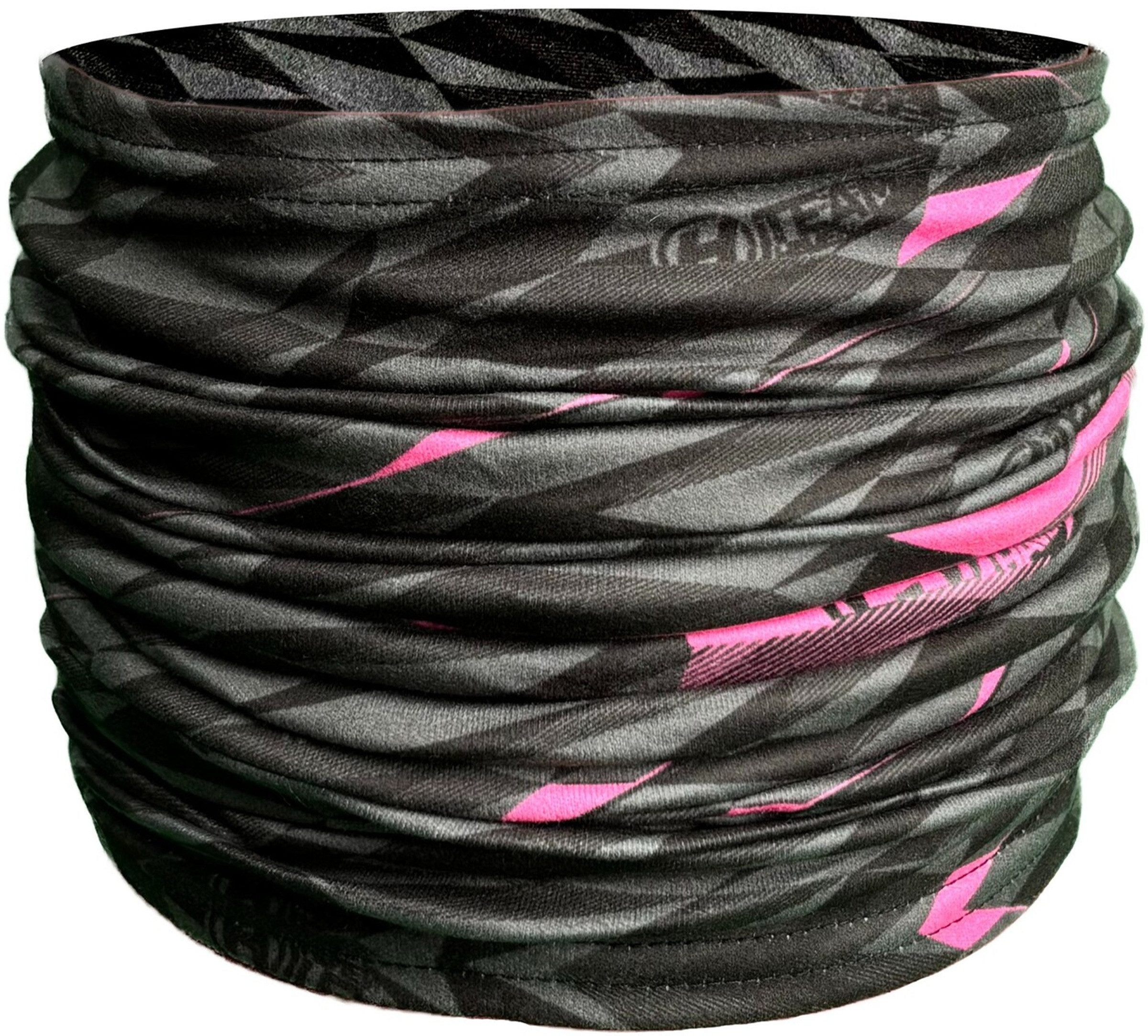 HAVEN Fleecemütze Schal Winter, schwarz-Pink UNI