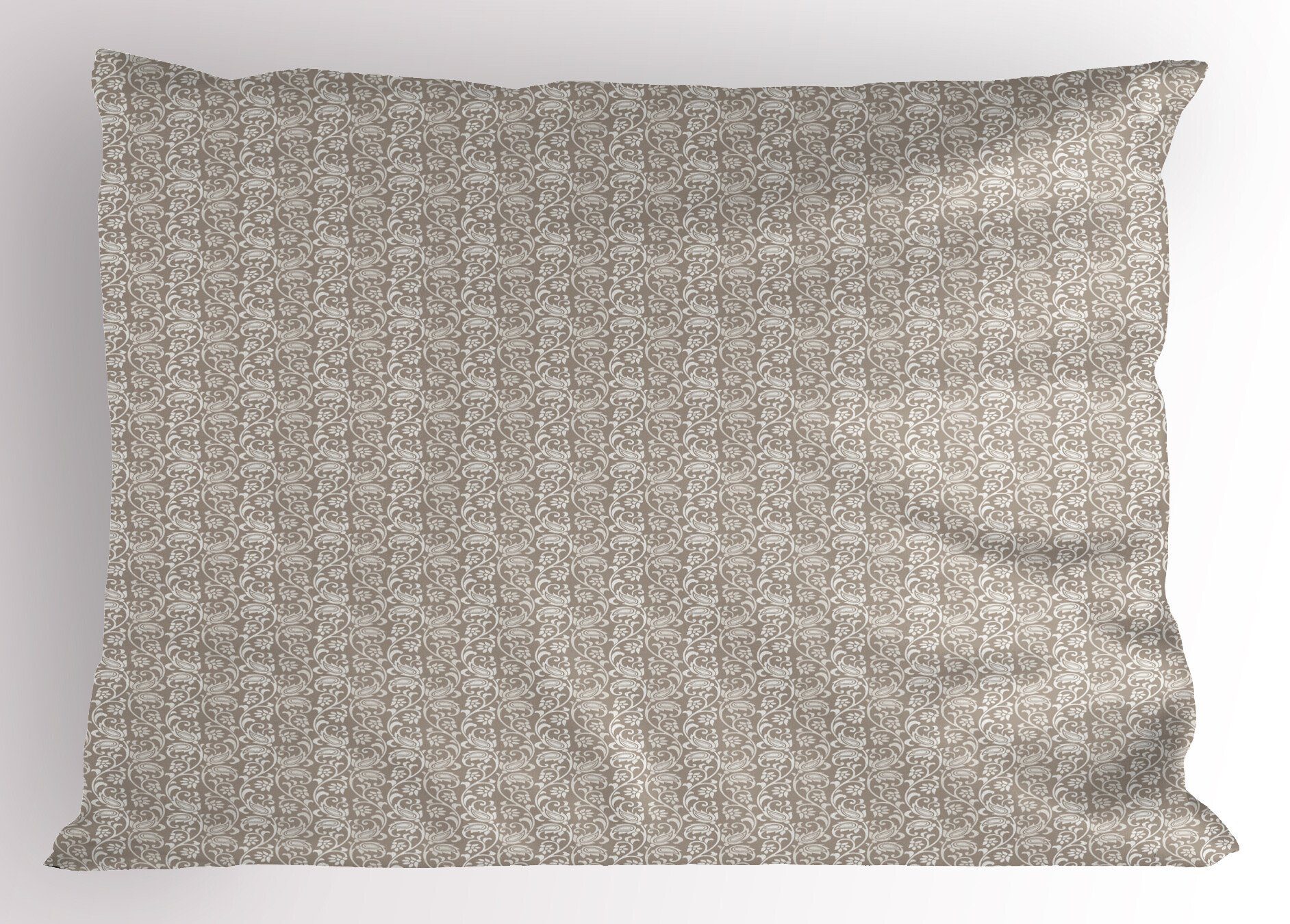 Kissenbezüge Dekorativer Standard King Size Gedruckter Kissenbezug, Abakuhaus (1 Stück), Jahrgang Floral Curlicue Paisley