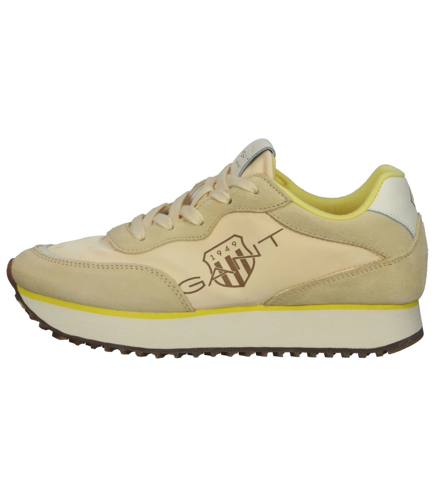 Gant Sneaker Gelb Sneaker Veloursleder/Textil