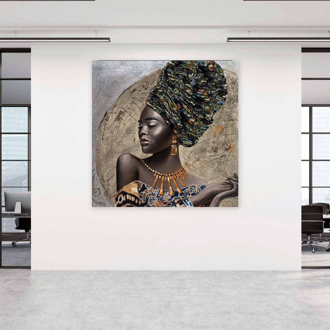 Artedinoi Leinwandbild Afrikanische Frau Beautiful Women günstig online kaufen