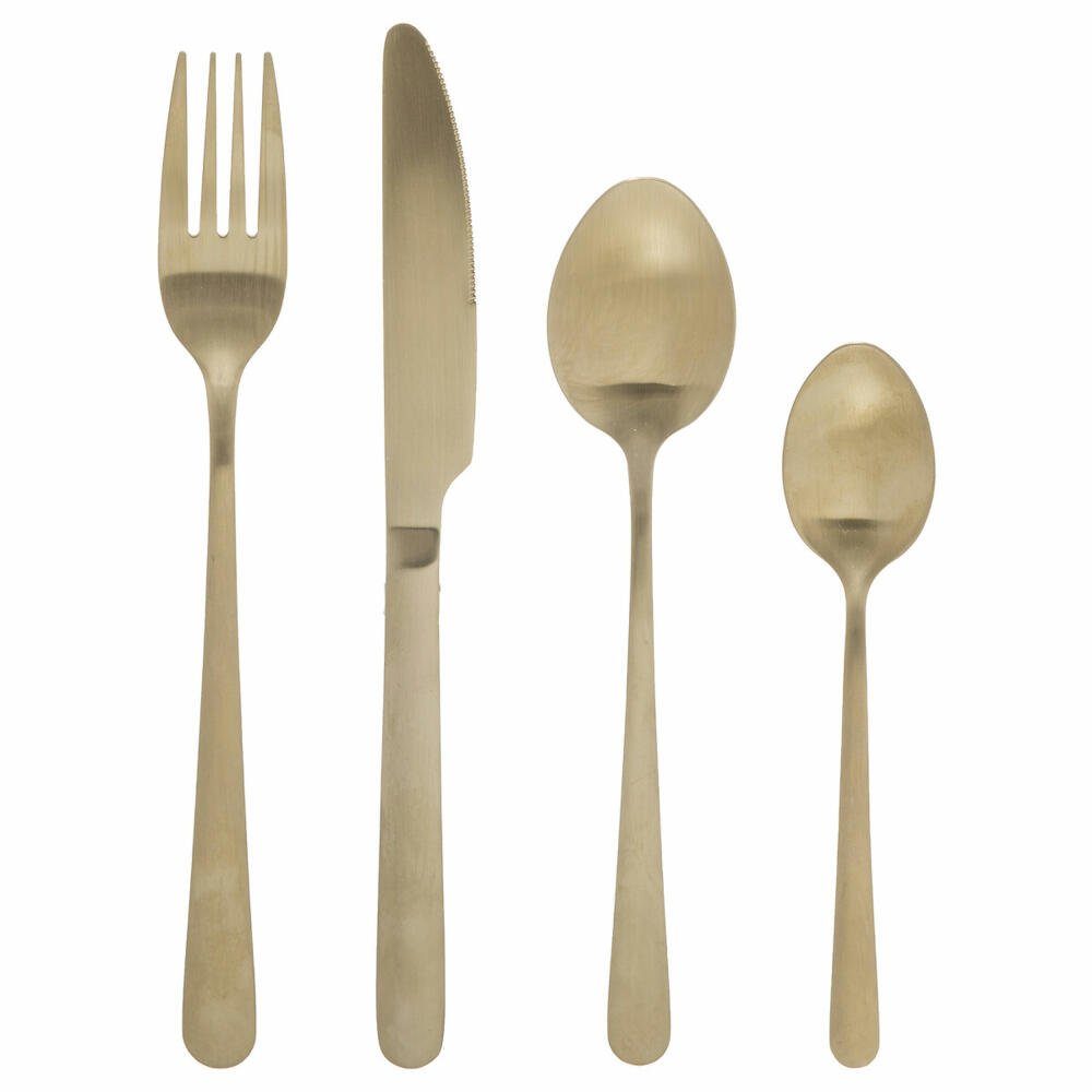 Secret de Gourmet Besteck-Set Green Harmony 24-tlg. (24-tlg), 6 Personen, Edelstahl