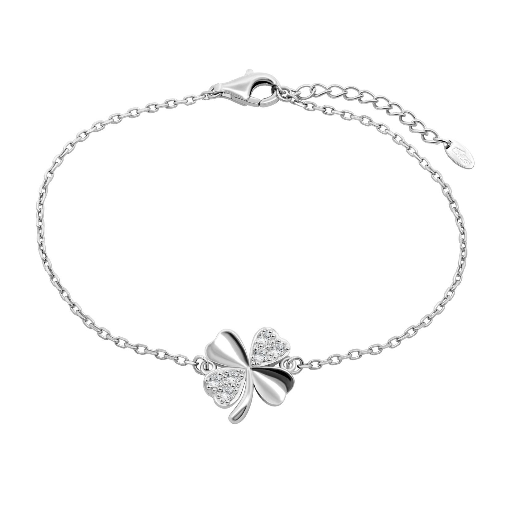 Armband LP3108-2/1 Kleeblatt 925 Silber Zirkonia Damen 16+3 cm