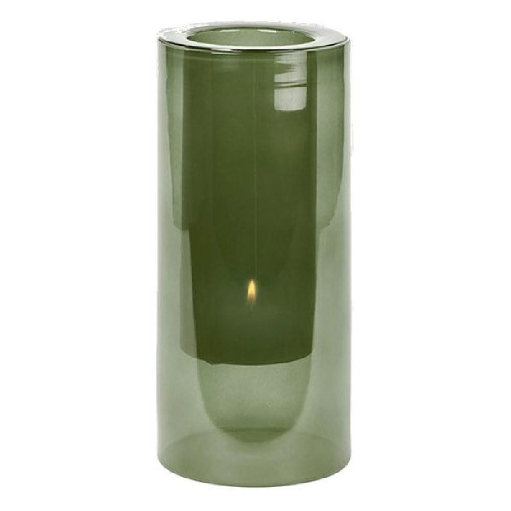 Lambert Kerzenhalter Vase oder Windlicht Rimini Salbei Glas