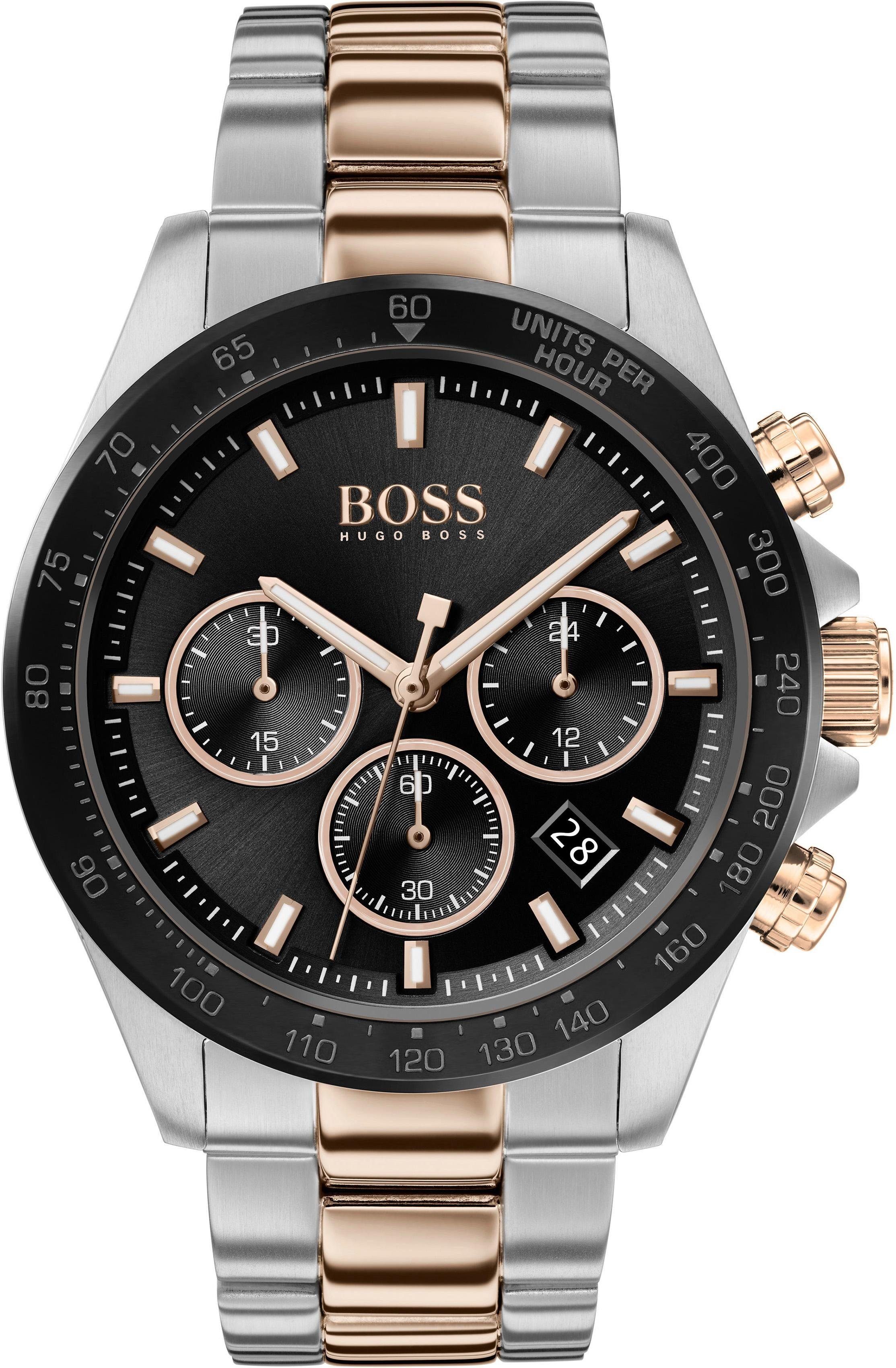 BOSS Chronograph HERO 1513757, Quarzuhr, Herrenuhr, günstig online kaufen