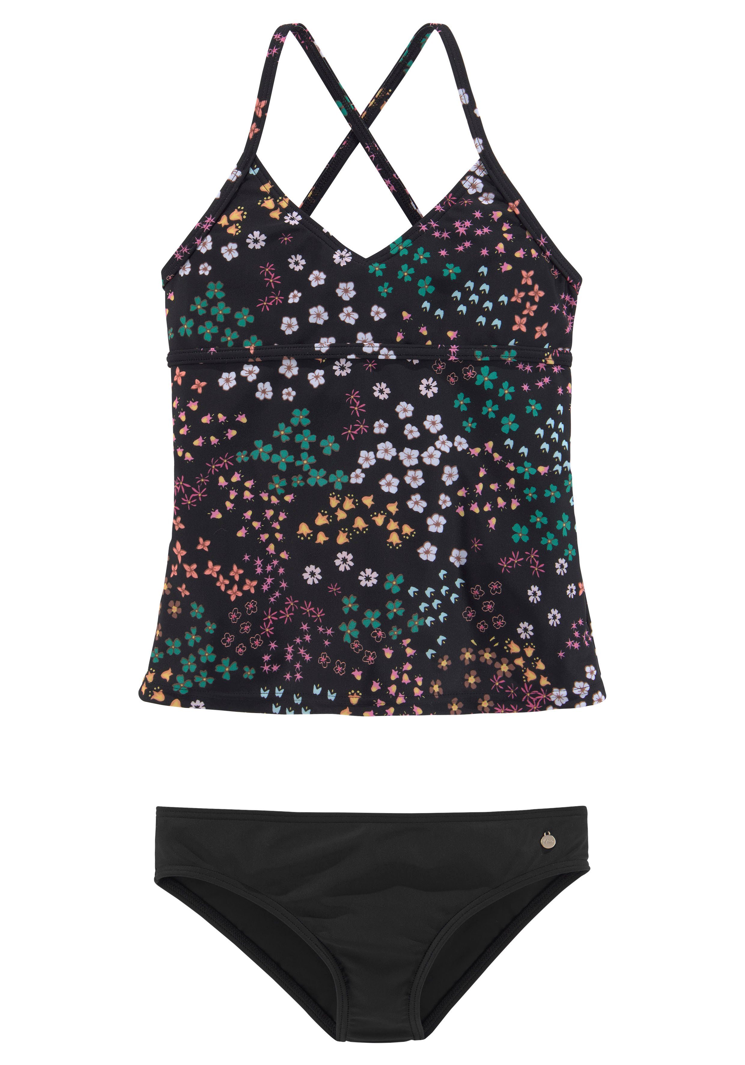 mit Blumendruck Kids Milly Tankini s.Oliver