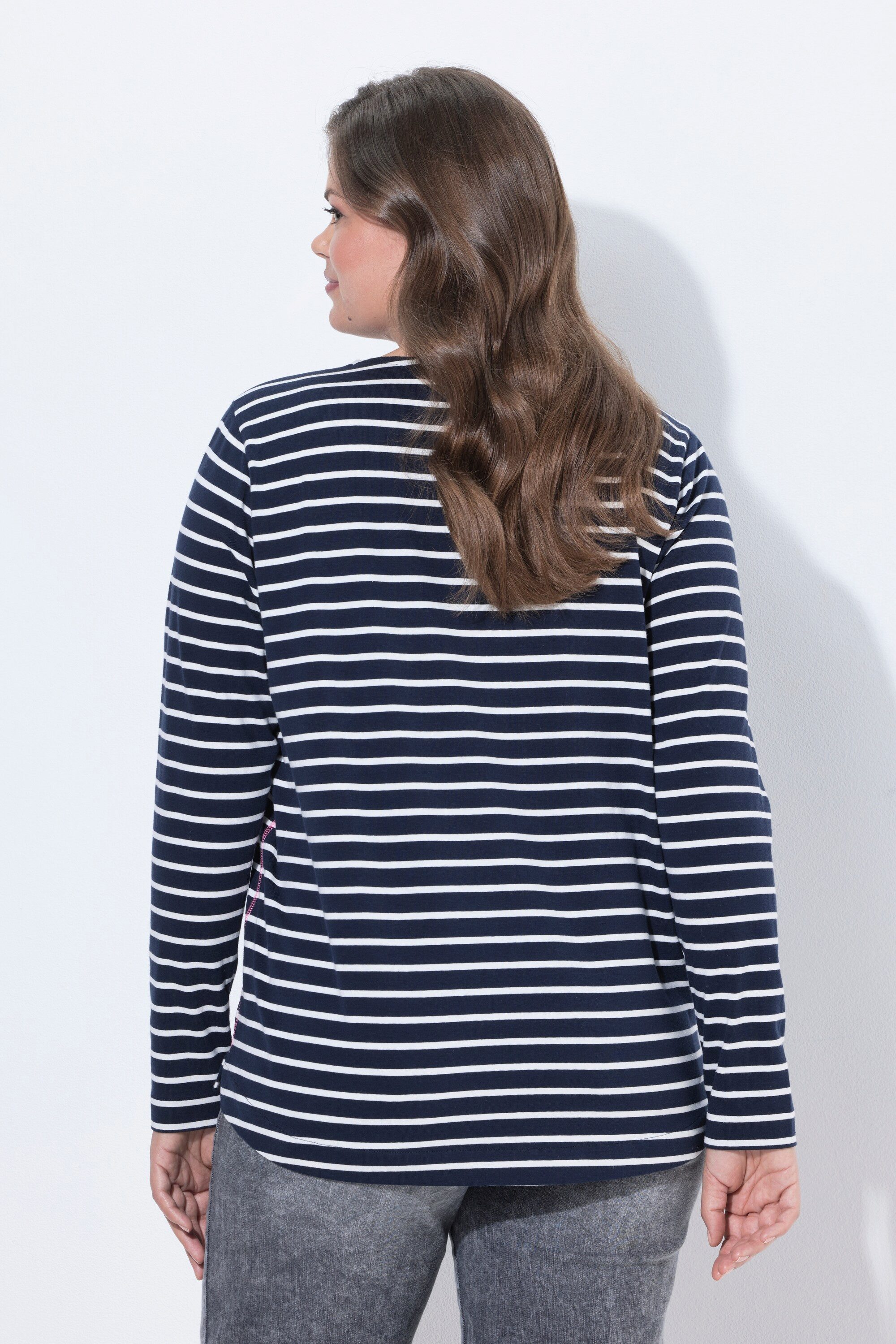 Laurasøn Longsleeve Ringelshirt Langarm Rundhalsausschnitt – Bild 3 von 4