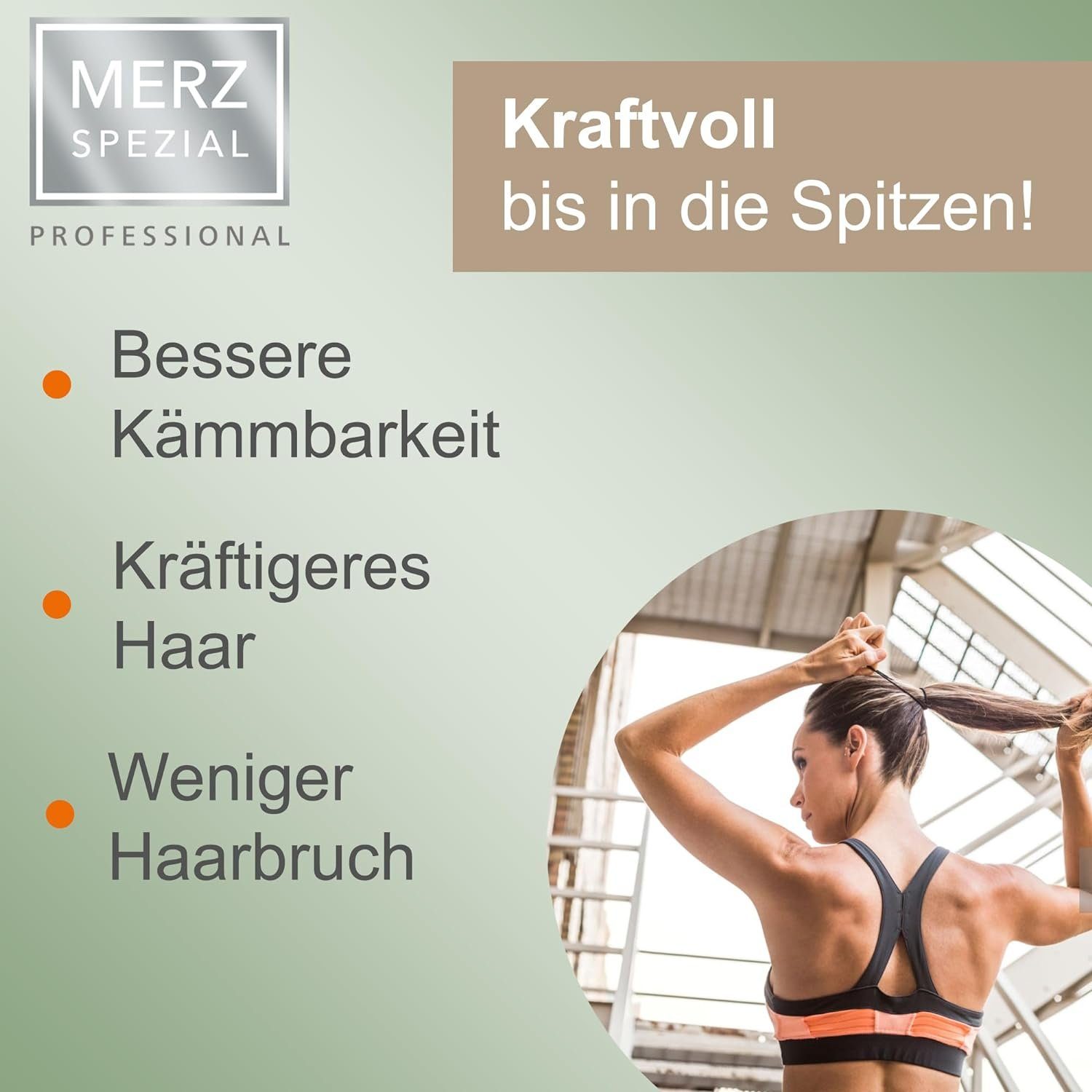 Sibastore Merz Spezial Professional 2x200ml Fülle & Dichte Conditioner Vitamine Pflegeset (Haar Spülung, [2-St. mehr Geschmeidigkeit & Kämmbarkeit kräftiges Haar mit Kreatin & Koffein weniger Haarbruch geschmeidiges Haar Haarpflege)
