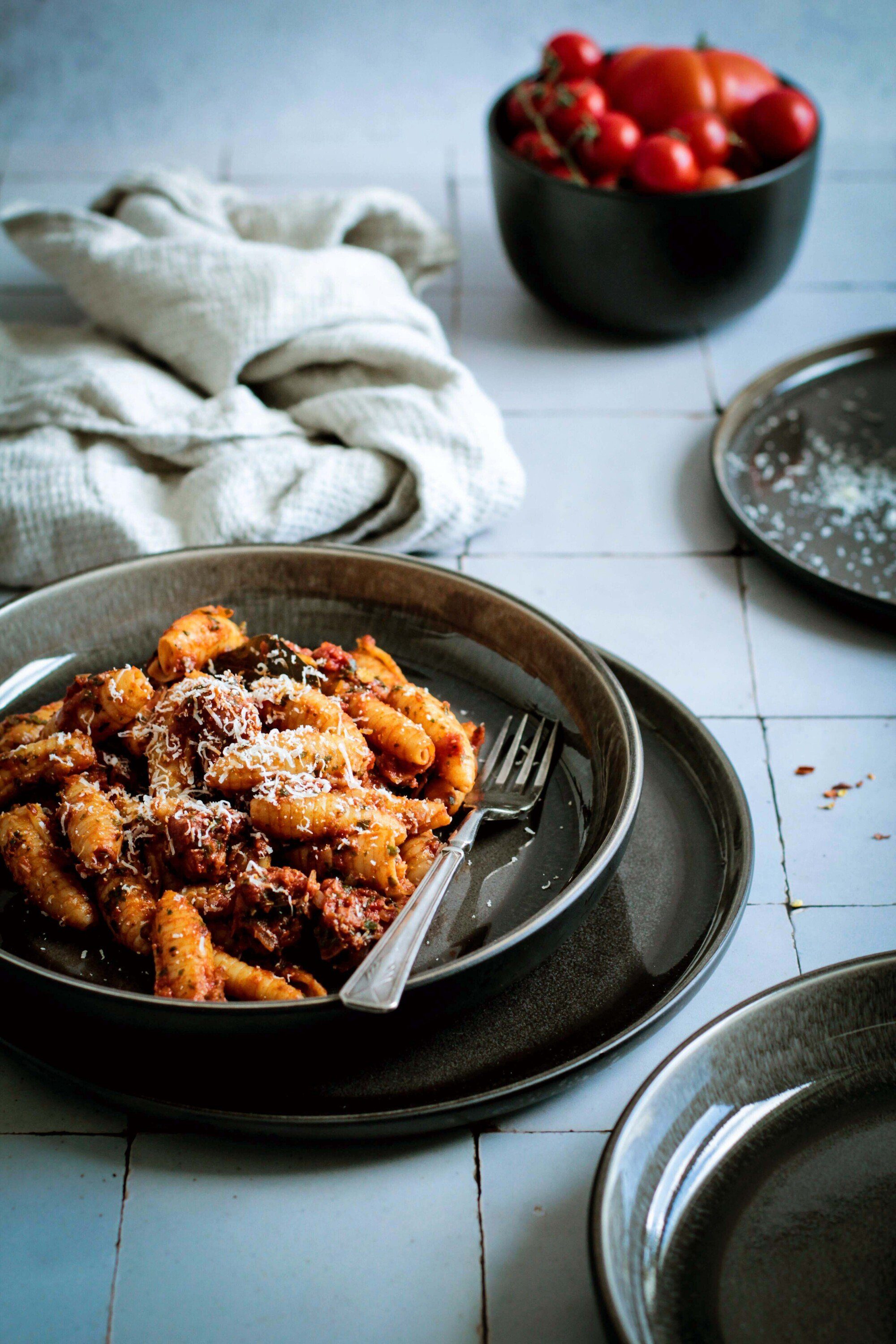 MÄSER Teller-Set Niara (4-tlg), 4 Personen, Steinzeug