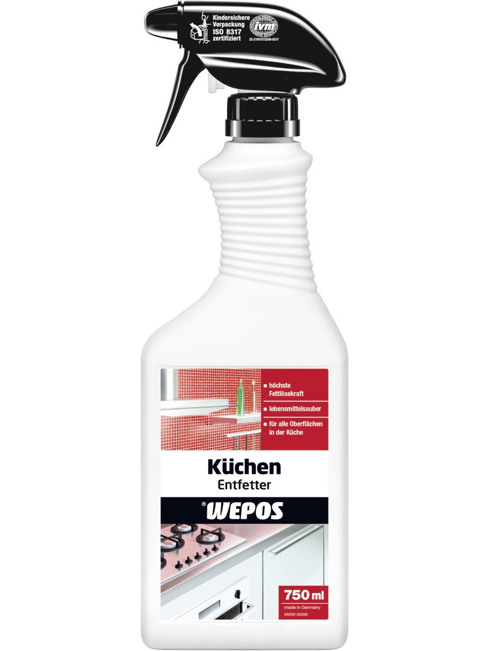 WEPOS CHEMIE GMBH Wepos Küchenentfetter 750 ml Уборщик кухни