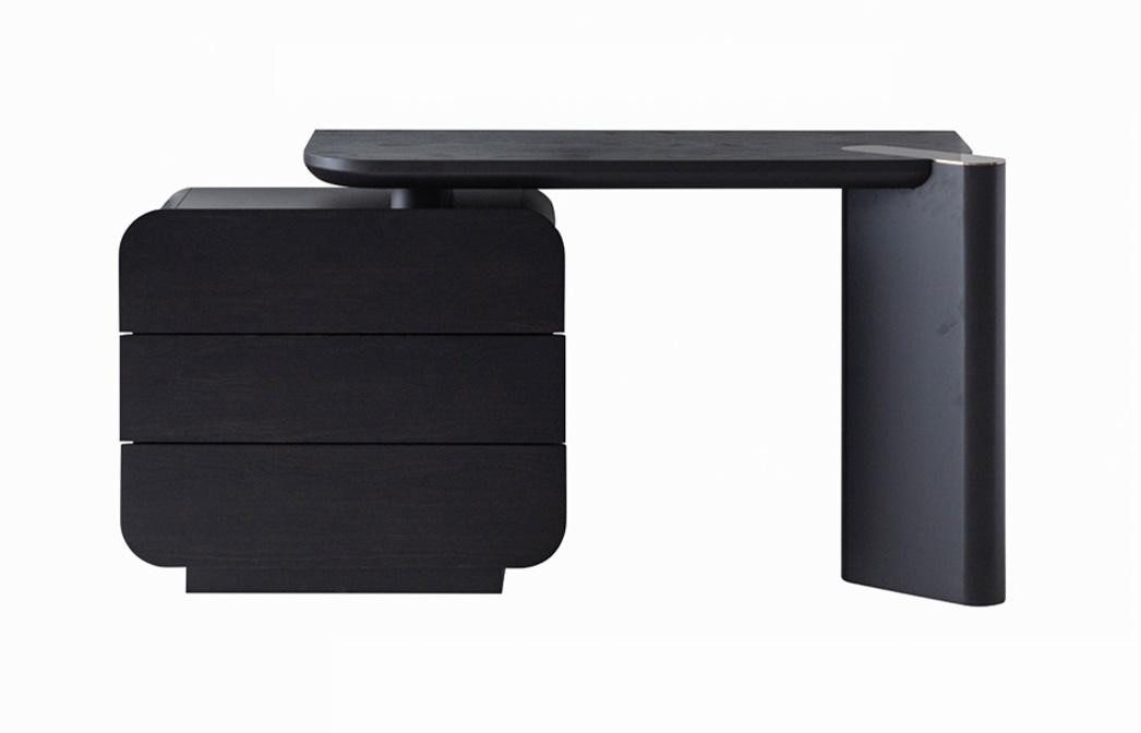 JVmoebel Schminktisch Schminktisch Set Modern Schwarz Stilvoll Spiegel Hocker Kombi Tisch (3-St), Made in Europa