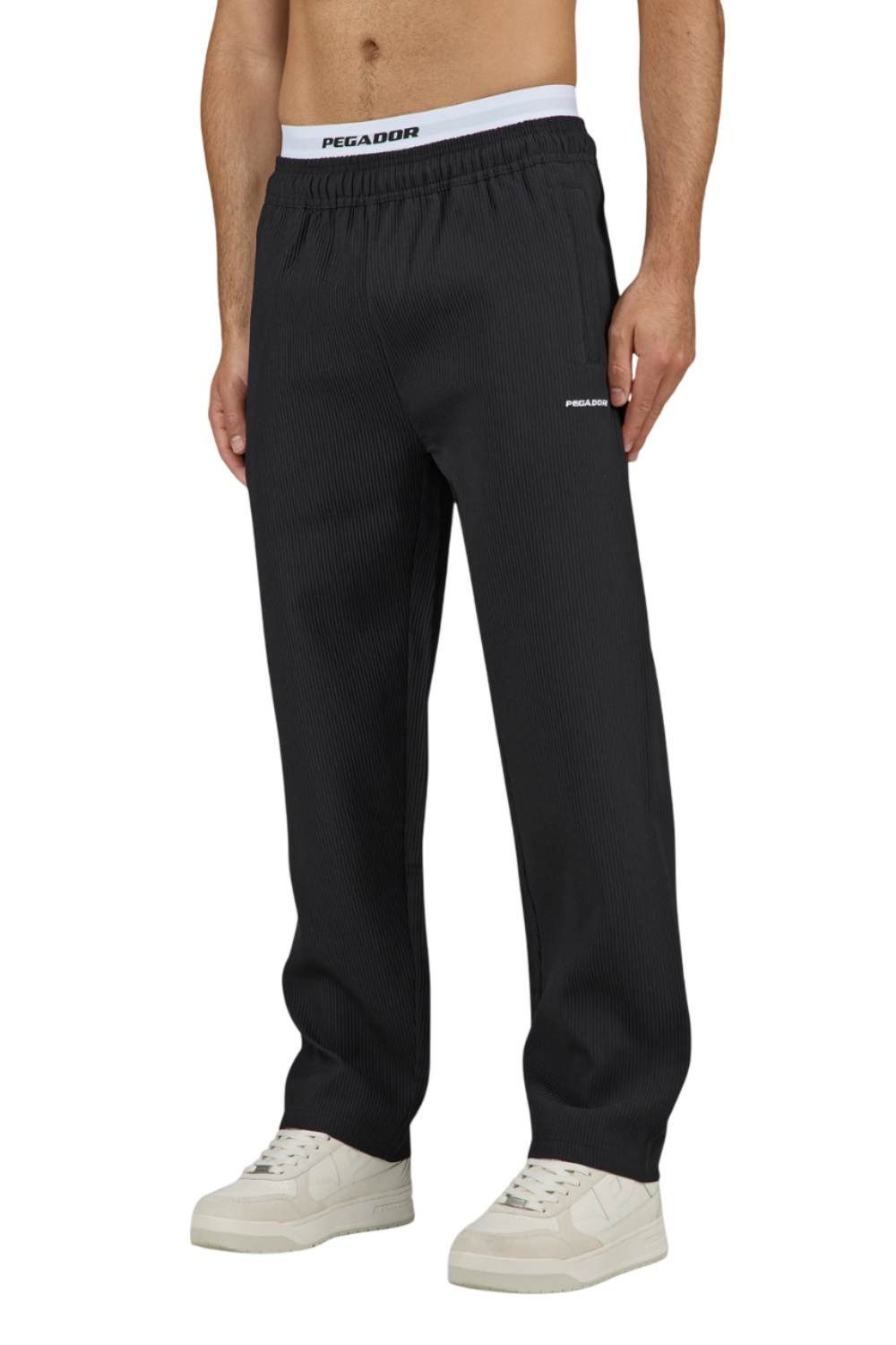 PEGADOR Jogginghose Hose Pegador Troy Plissee Plissee-Optik