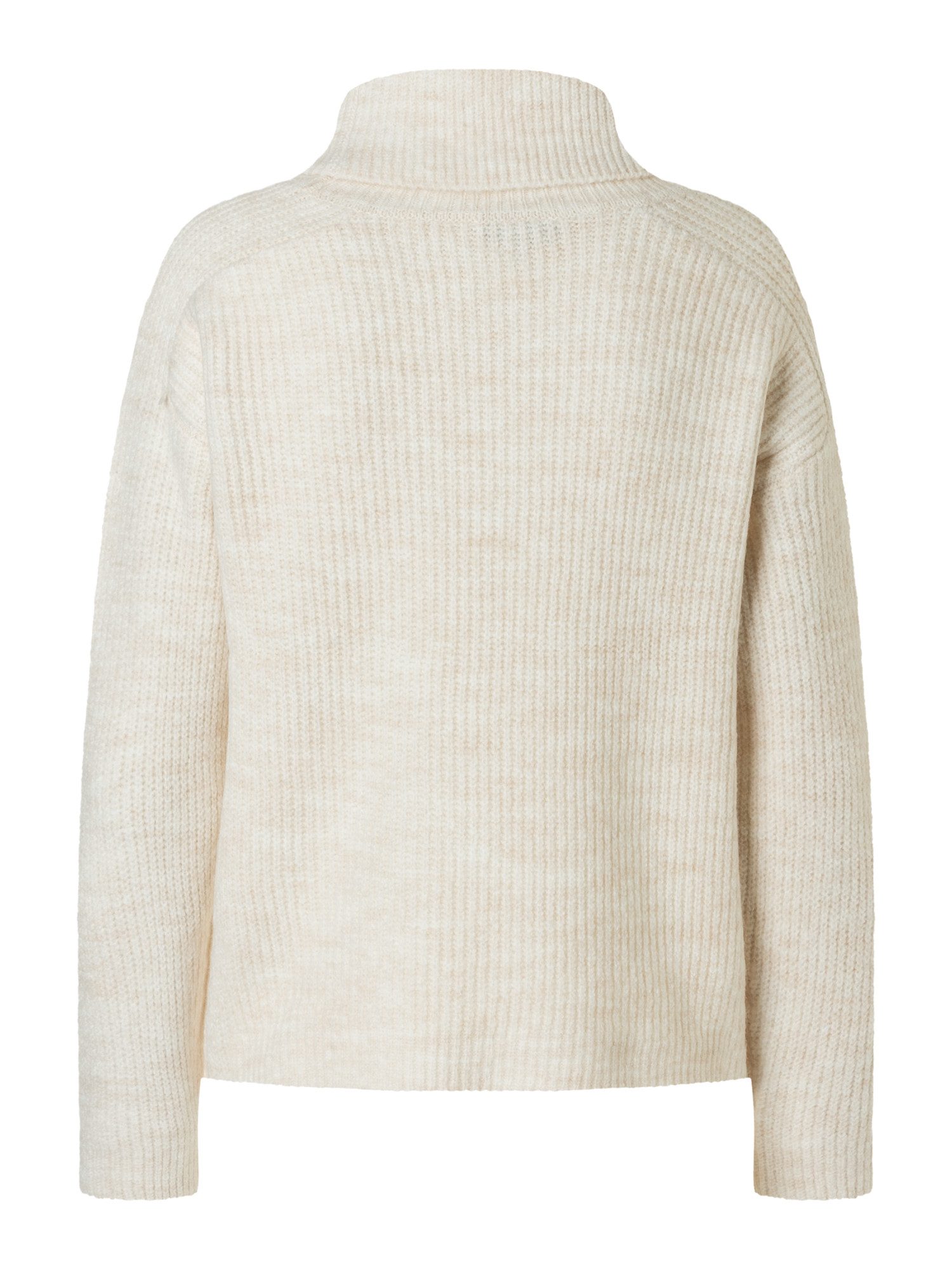 MORE&MORE Rollkragenpullover Rollkragenpullover mit Rippenstruktur