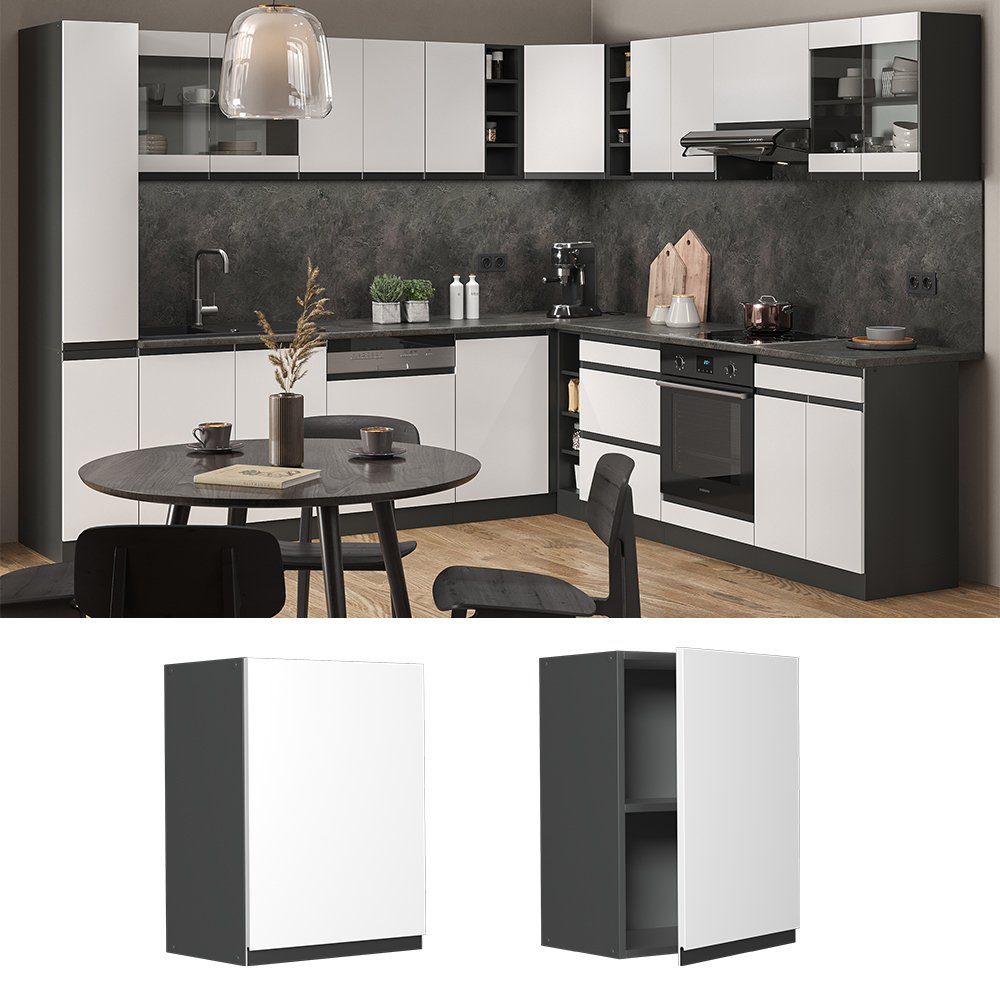 Vicco Hängeschrank R-Line, Weiß/Anthrazit, 45 cm günstig online kaufen