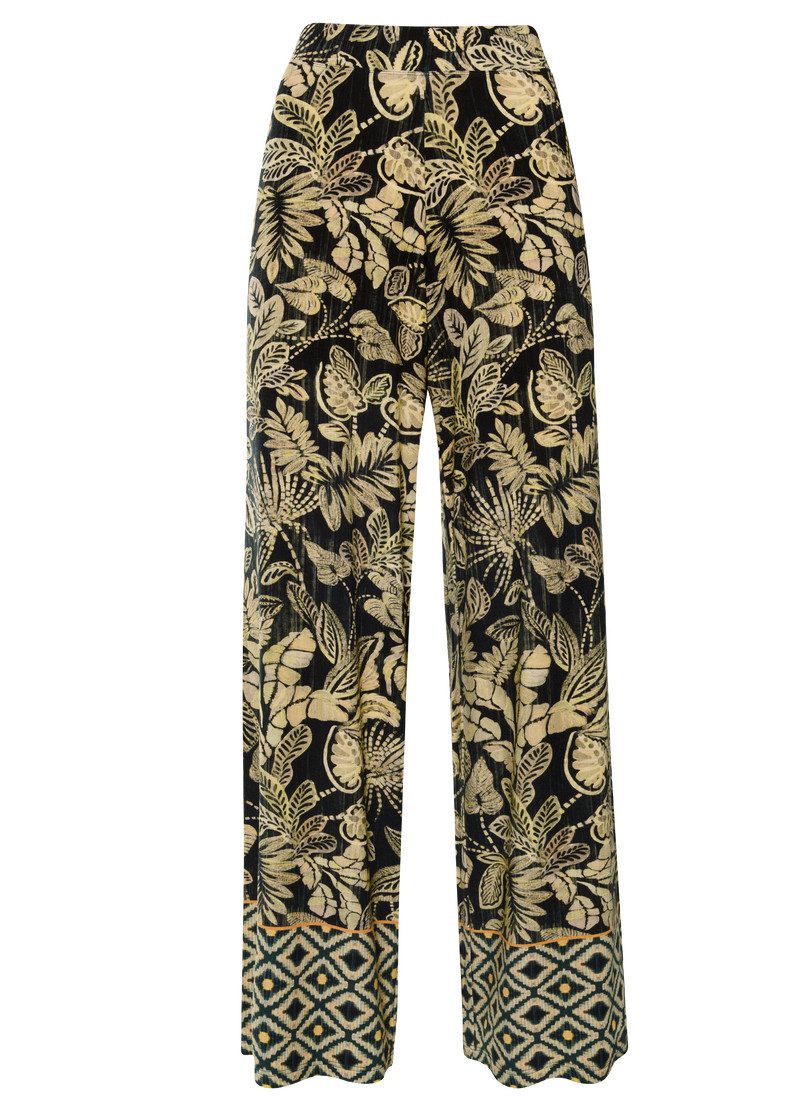 Trigema Jerseyhose TRIGEMA Hüfthose mit floralem günstig online kaufen