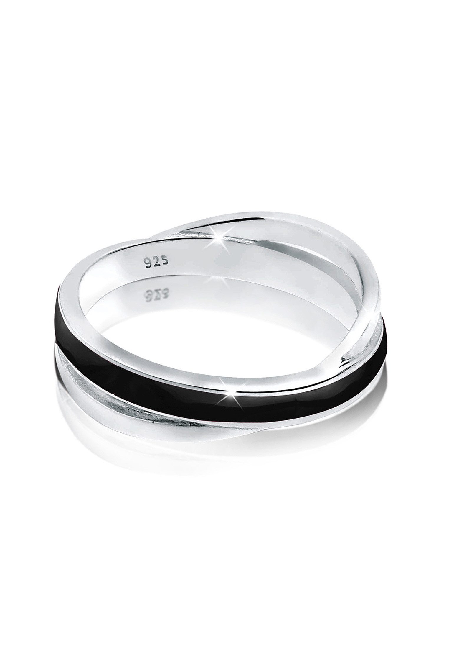 Elli Fingerring Wickelring Emaille 925 Silber günstig online kaufen