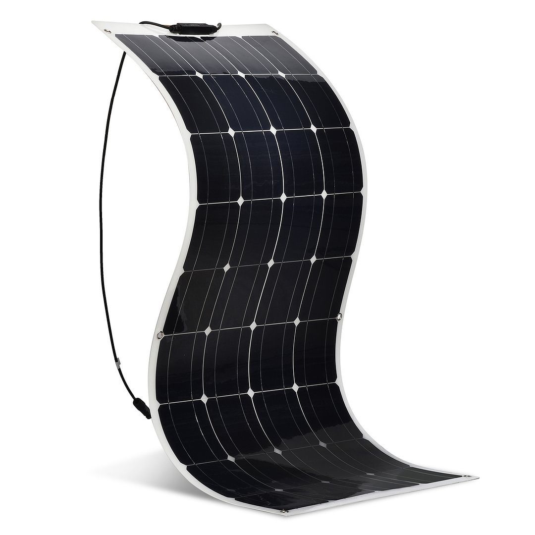100W Wohnmobile Solarmodul Power 12V und Flexibel Sunstone Wohnwagen für Modul Monokristallin