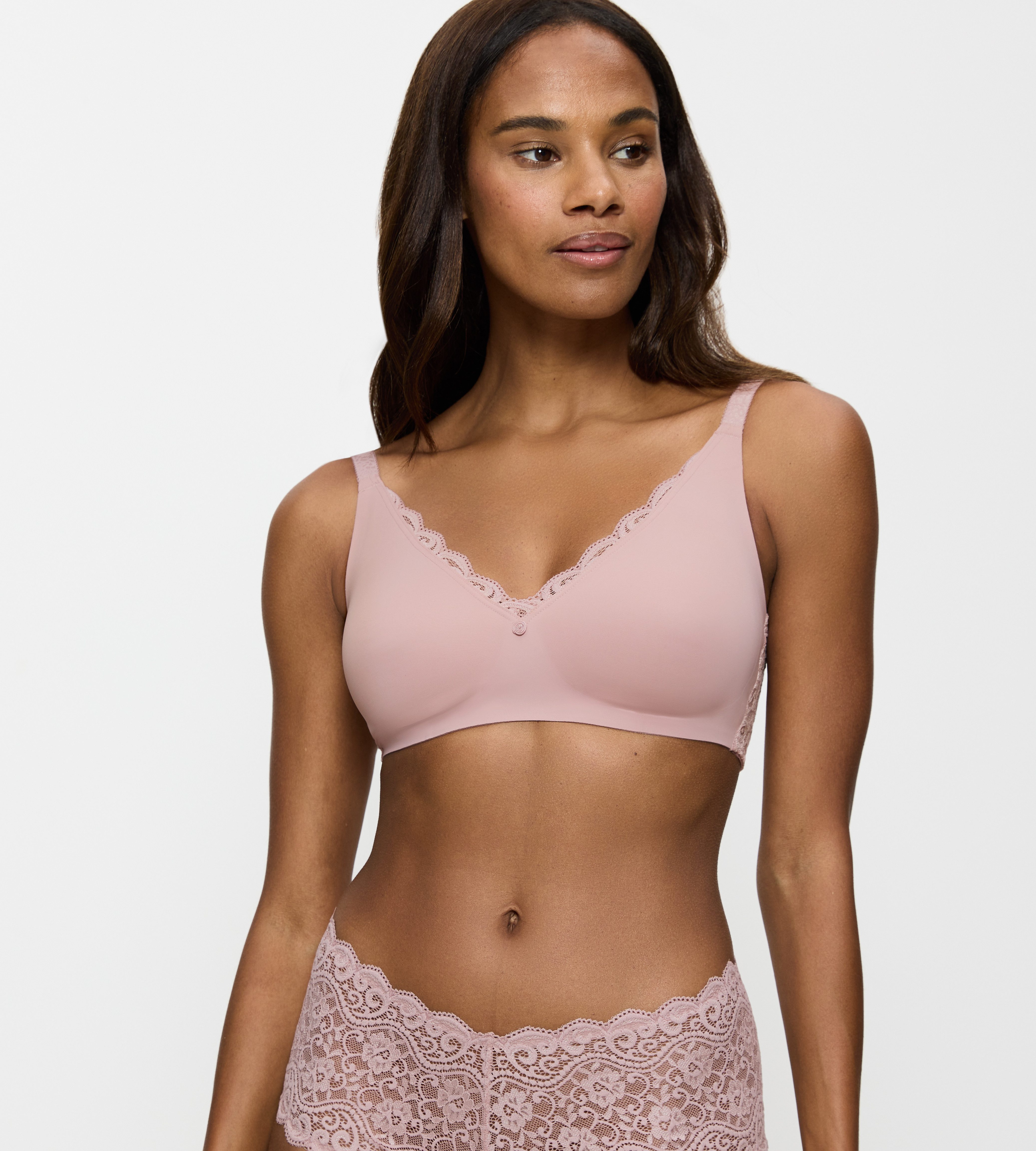 Triumph Minimizer-BH Amourette N01 mit Spitzendetails und ohne Bügel