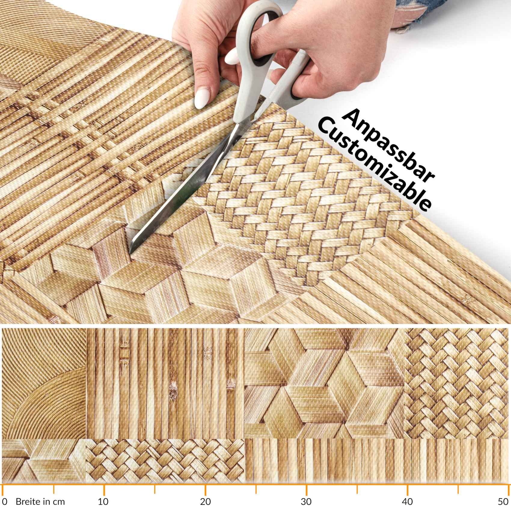 ANRO Küchenläufer MIRZA Hochwertig abwischbar Flurläufer Teppichläufer, Eck günstig online kaufen