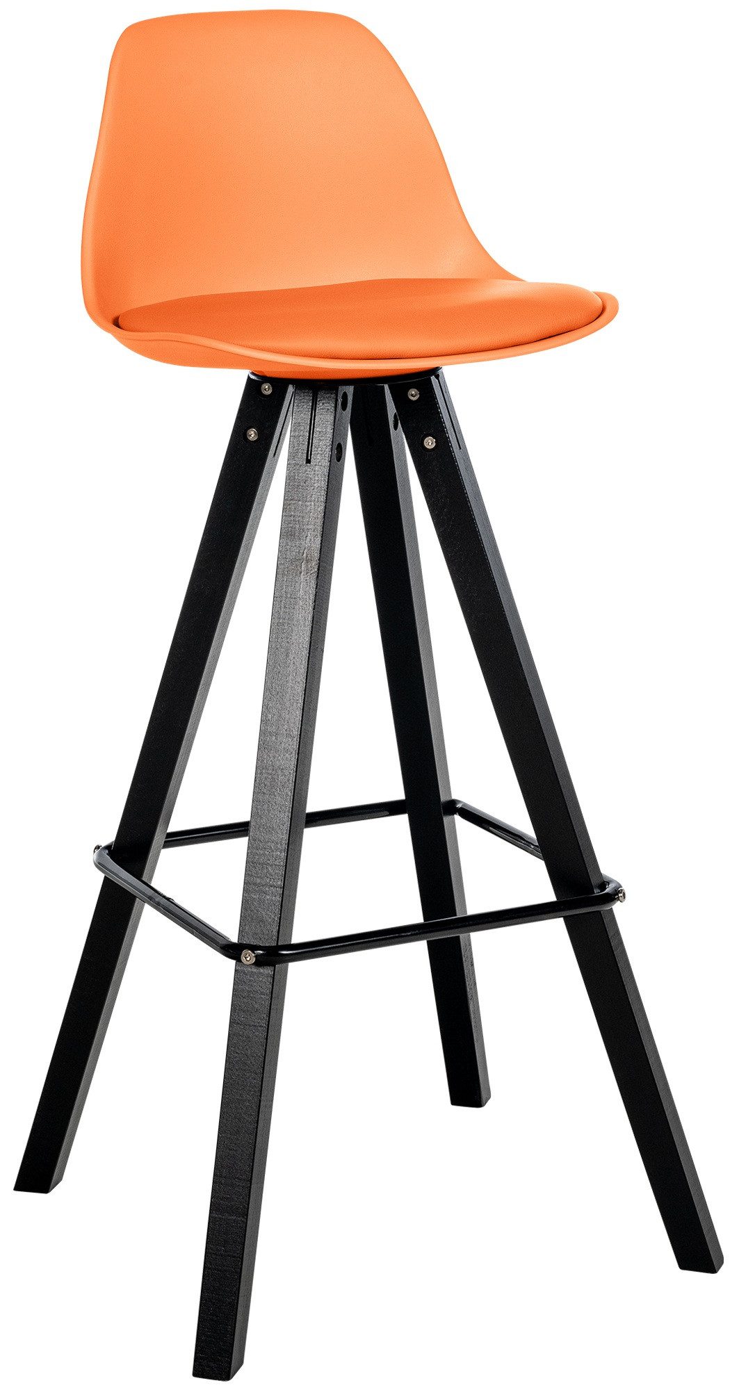 CLP Barhocker Corbin Square, Kunstleder-Bezug, Gestell günstig online kaufen