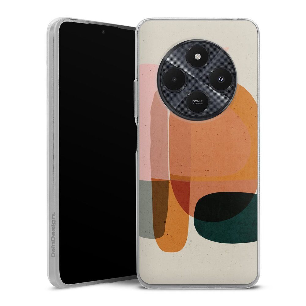 DeinDesign Handyhülle Farbe bunt Abstrakt Abstract Blush, Xiaomi Redmi 14C Silikon Hülle Bumper Case Handy Schutzhülle