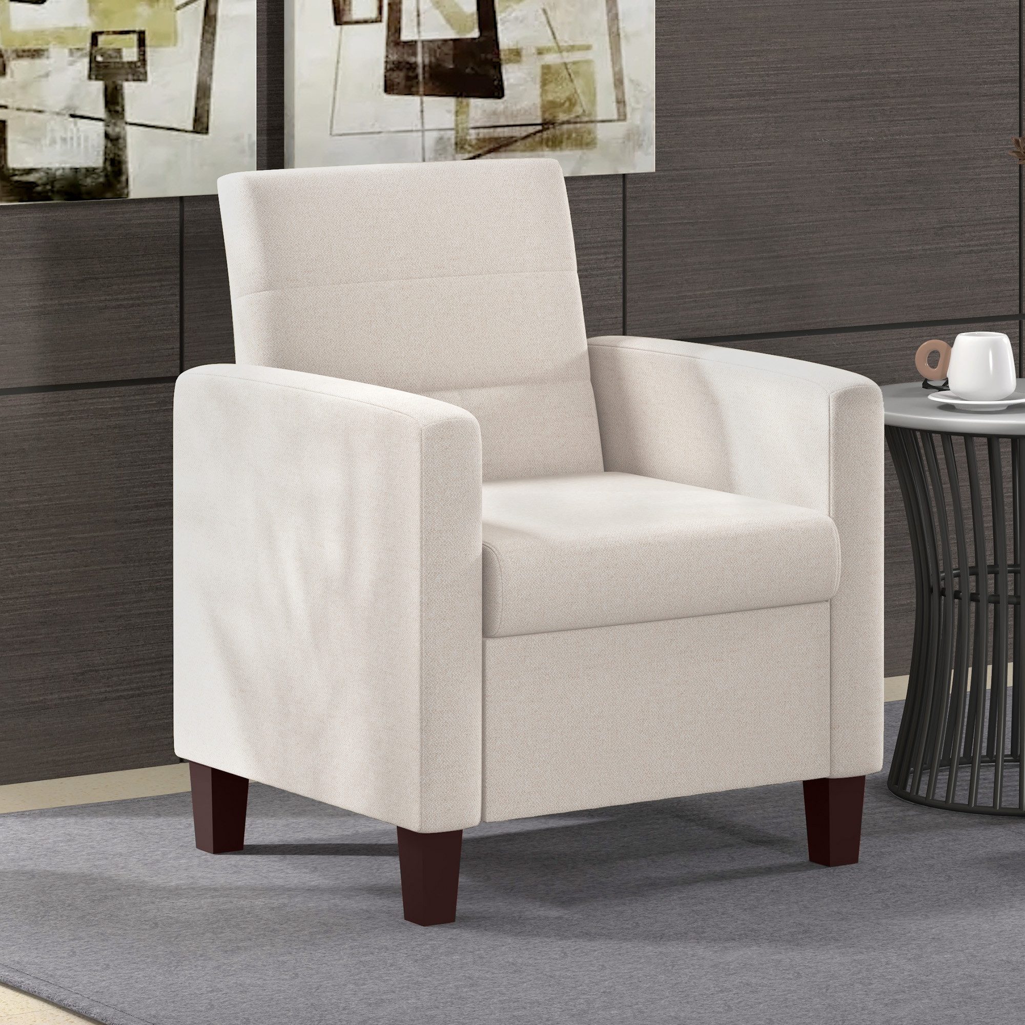 HOMCOM Sessel Loungesessel mit Armlehnen, Polstersessel günstig online kaufen