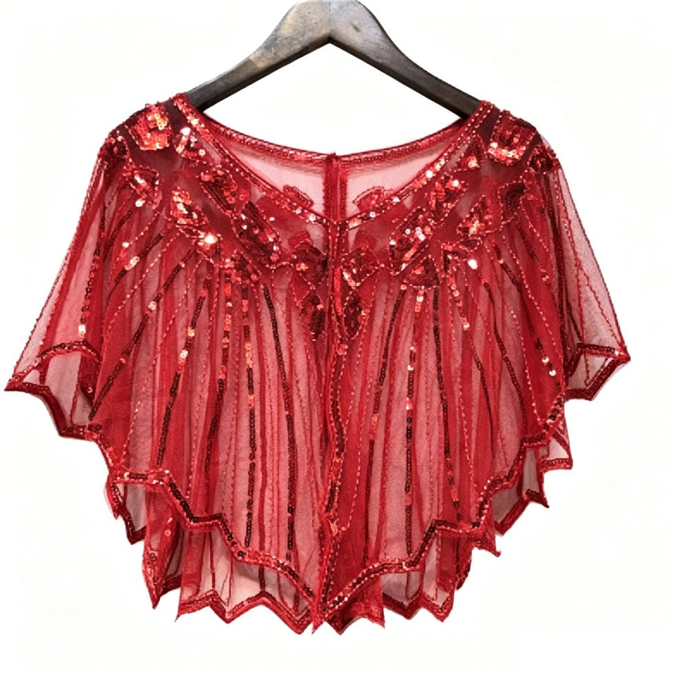 Zaewry Modeschal Stola Damen Festlich Schal Cape Schultertuch Ärmellos Bolero, Strickjacke für Hochzeit Braut Abendkleid Brautkleid Sommer