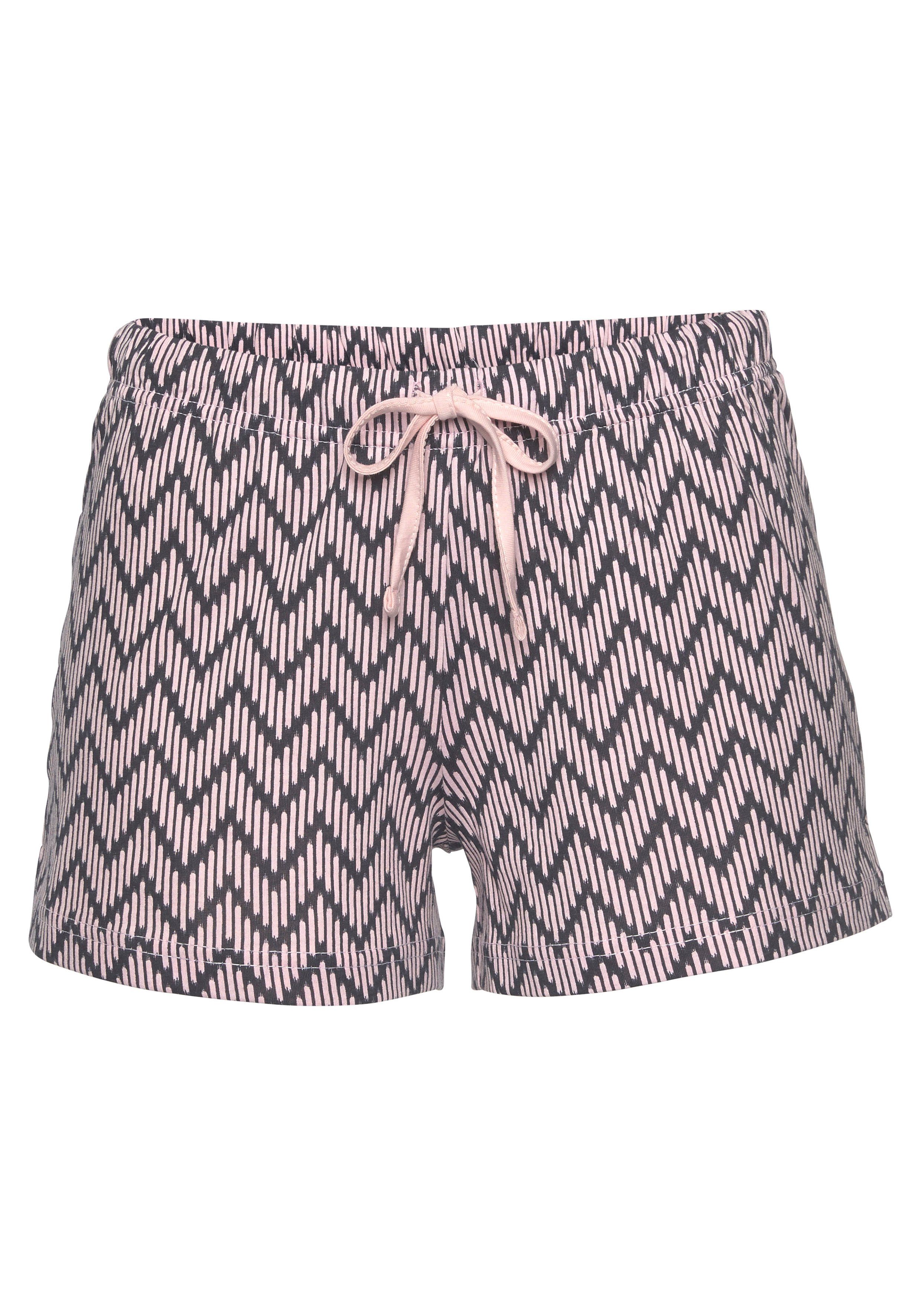 Vivance Dreams Shorty (Set, 2 tlg) mit gemusterter Schlafshorts