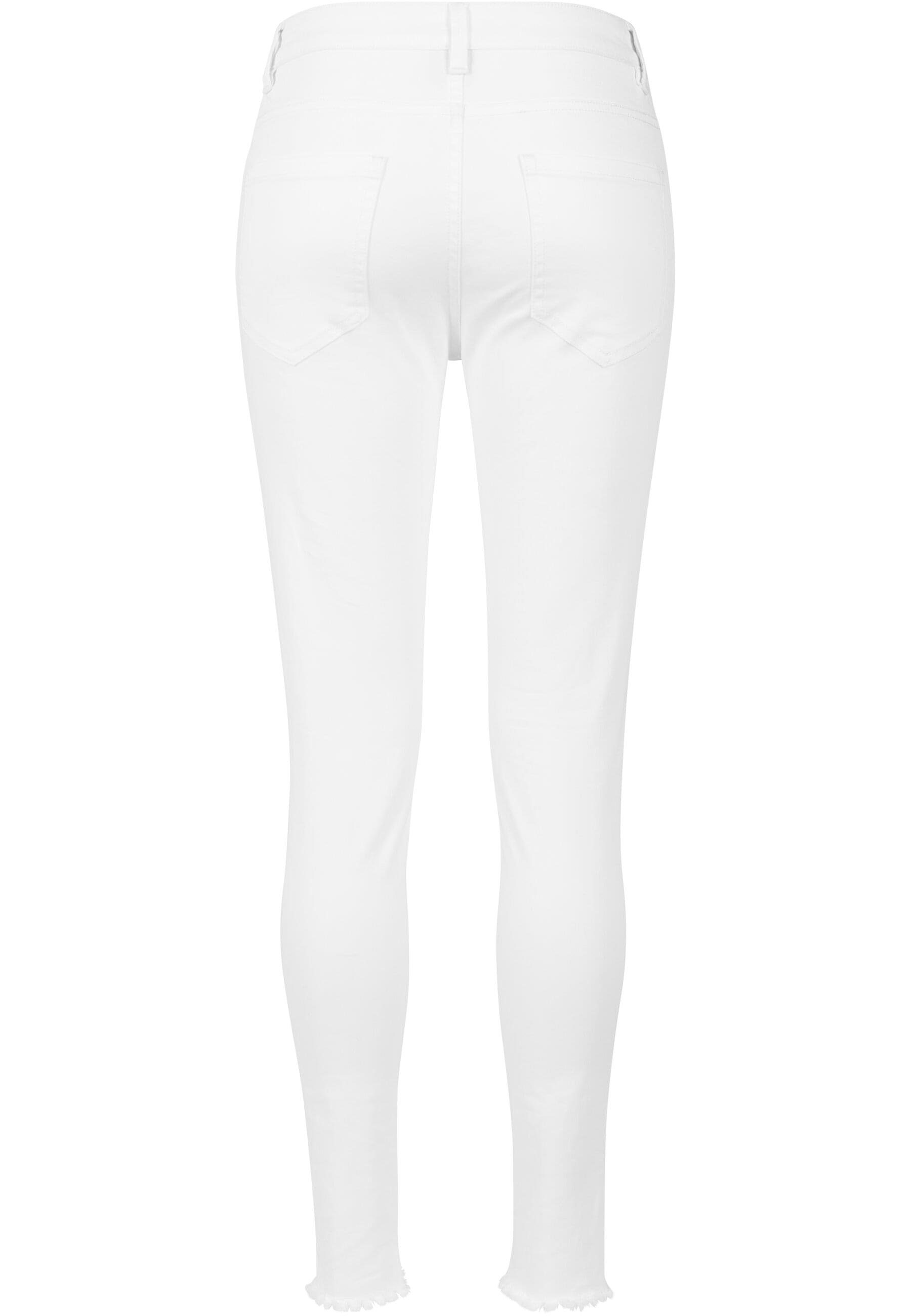 URBAN CLASSICS Stoffhose Urban Classics Damen Ladies Cut Knee Pants (1-tlg) günstig online kaufen