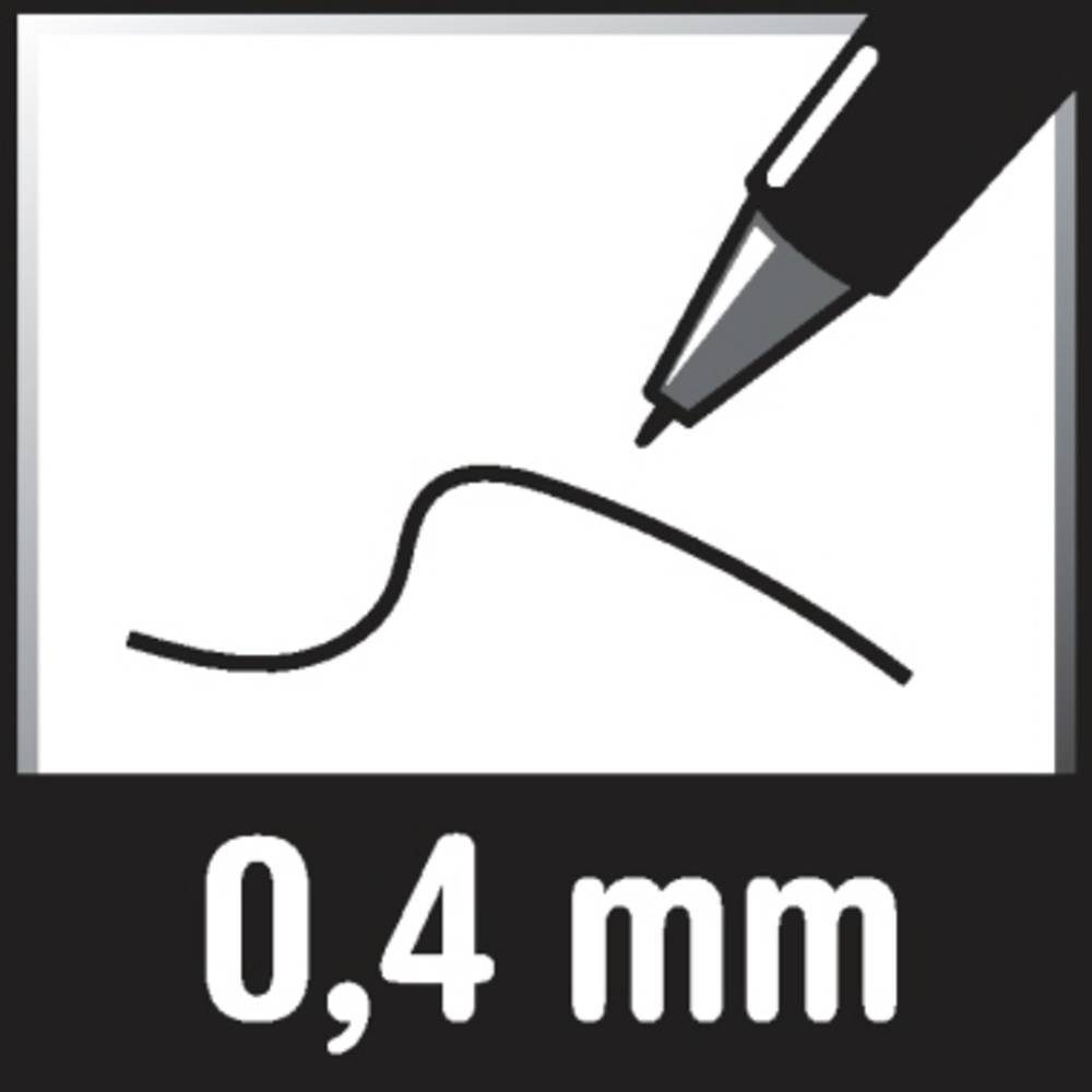 Tintenroller Rundspitze Schreibfarbe nicht PILOT Tintenroller 0.4mm